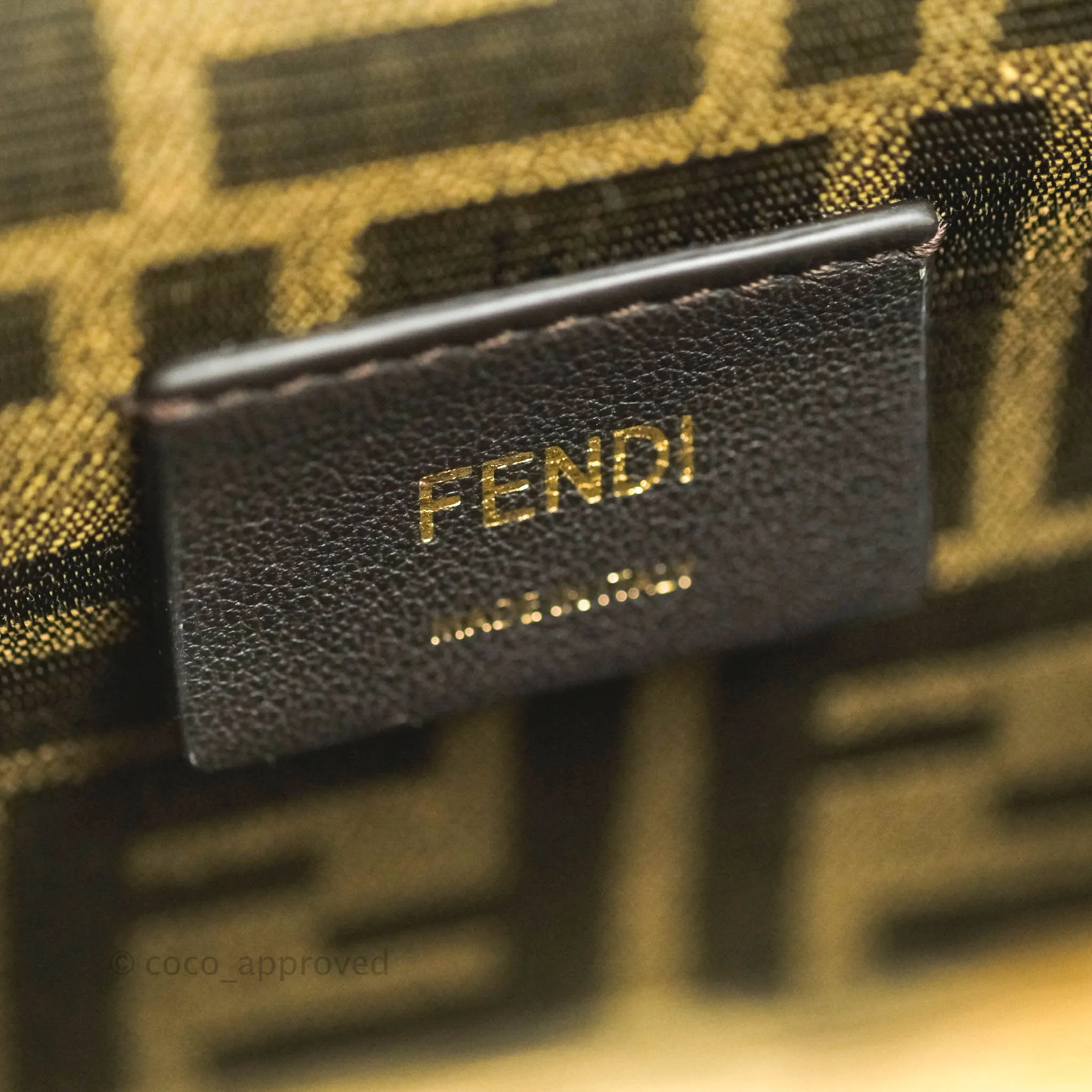 Fendi Small First Bag Pale Pink Merino Shearling Gold Hardware