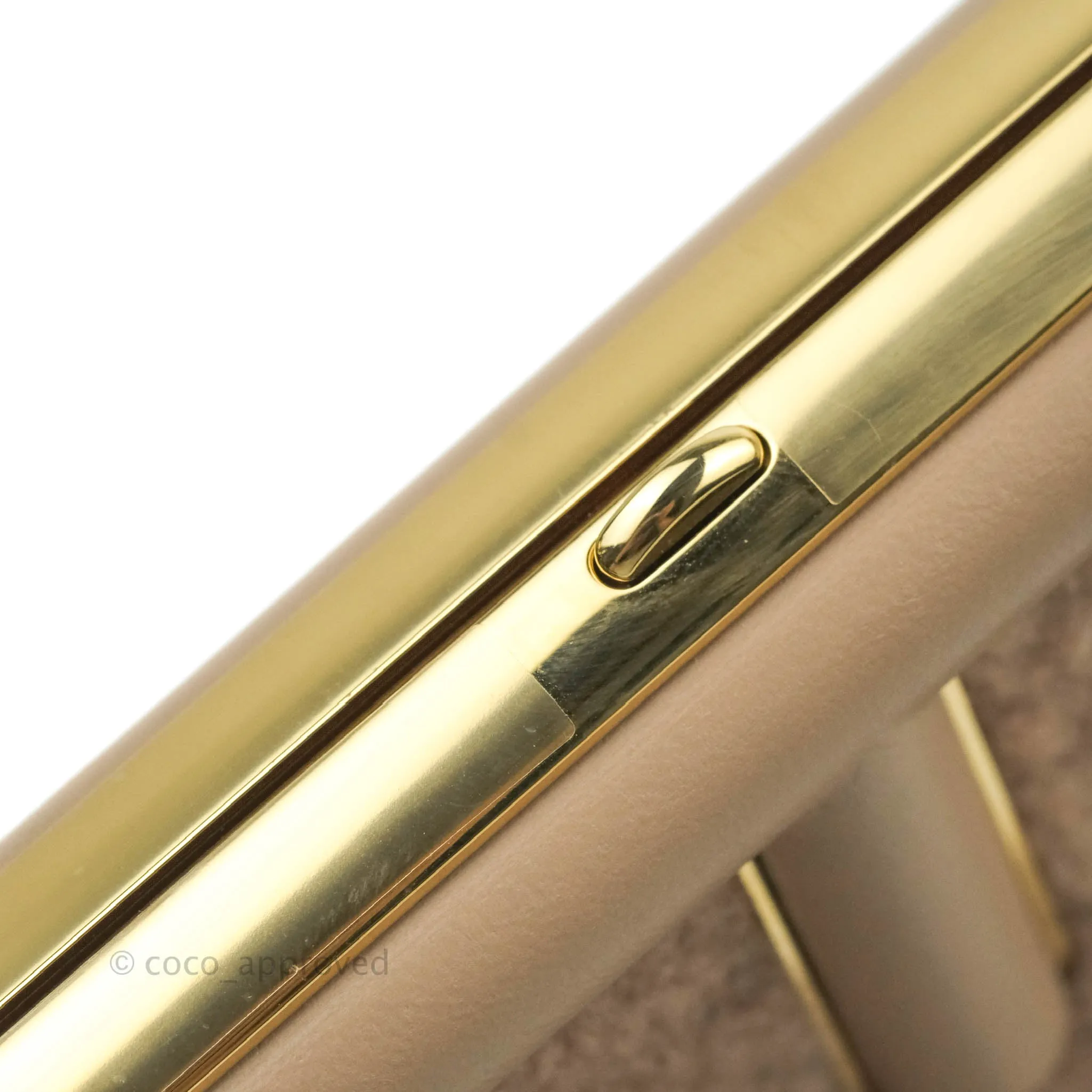 Fendi Small First Bag Pale Pink Merino Shearling Gold Hardware