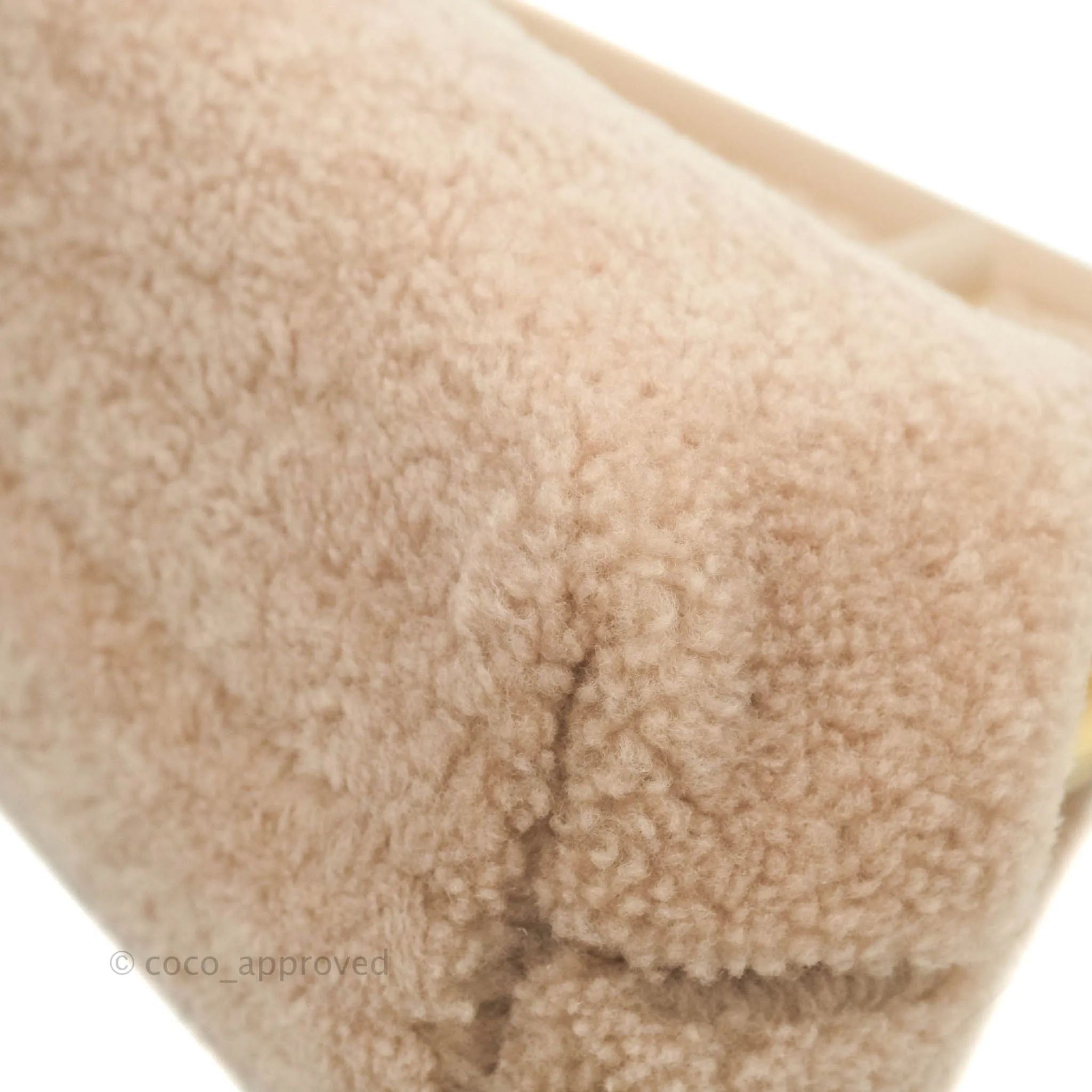 Fendi Small First Bag Pale Pink Merino Shearling Gold Hardware