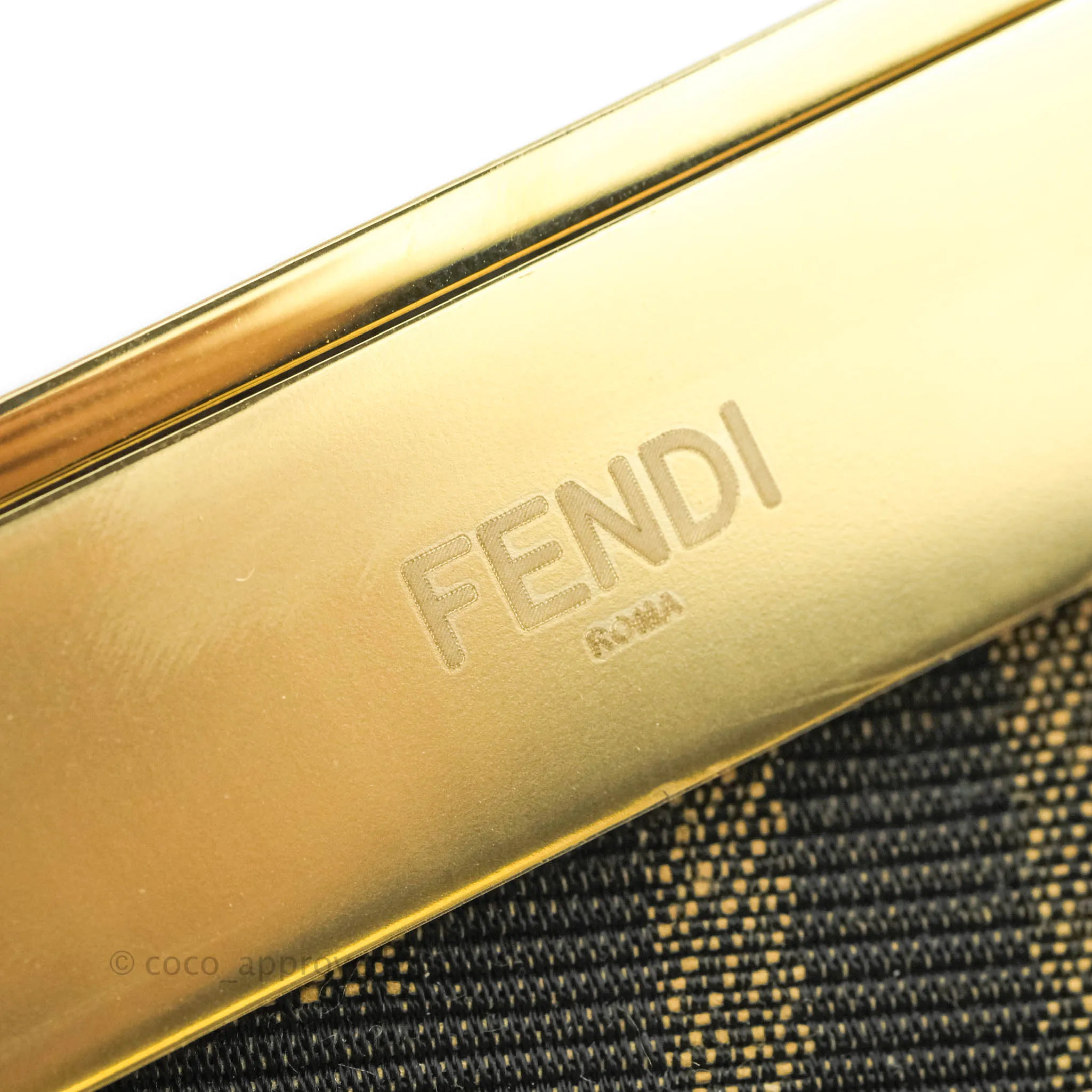 Fendi Small First Bag Pale Pink Merino Shearling Gold Hardware
