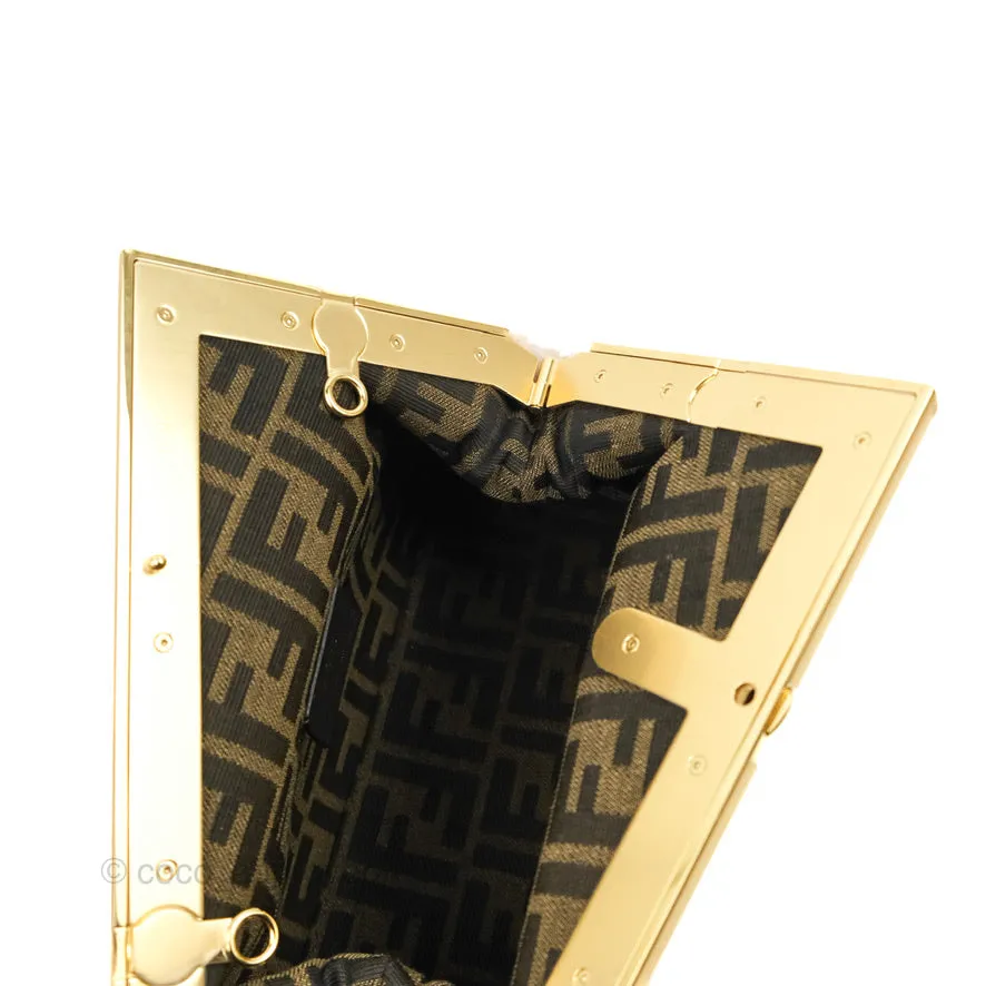 Fendi Small First Bag Pale Pink Merino Shearling Gold Hardware