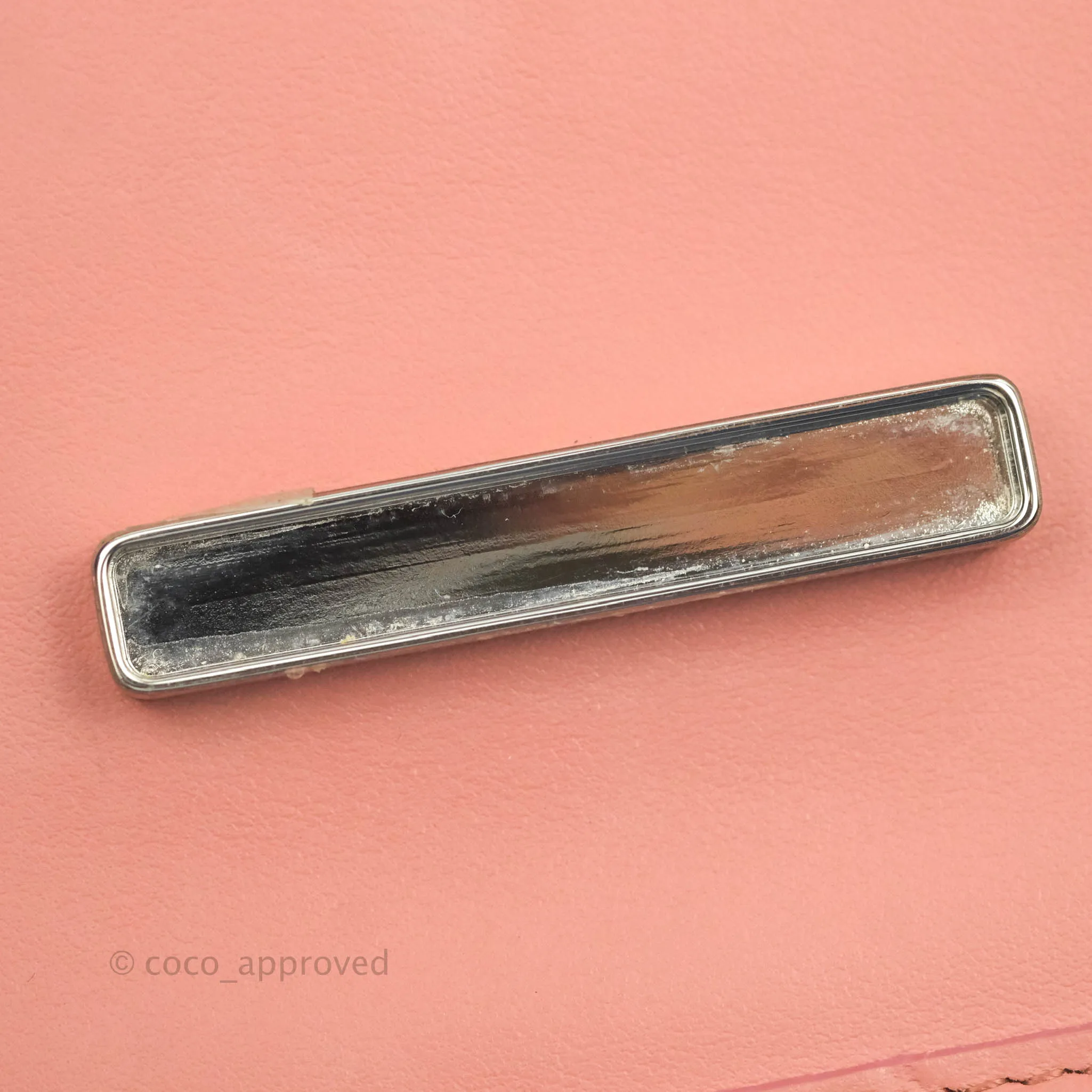 Fendi Small Kan I Shoulder Bag Rosy Pink Calfskin Gold & Silver Hardware