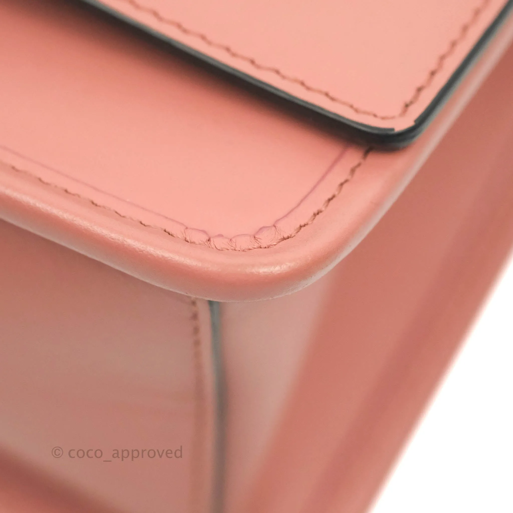 Fendi Small Kan I Shoulder Bag Rosy Pink Calfskin Gold & Silver Hardware