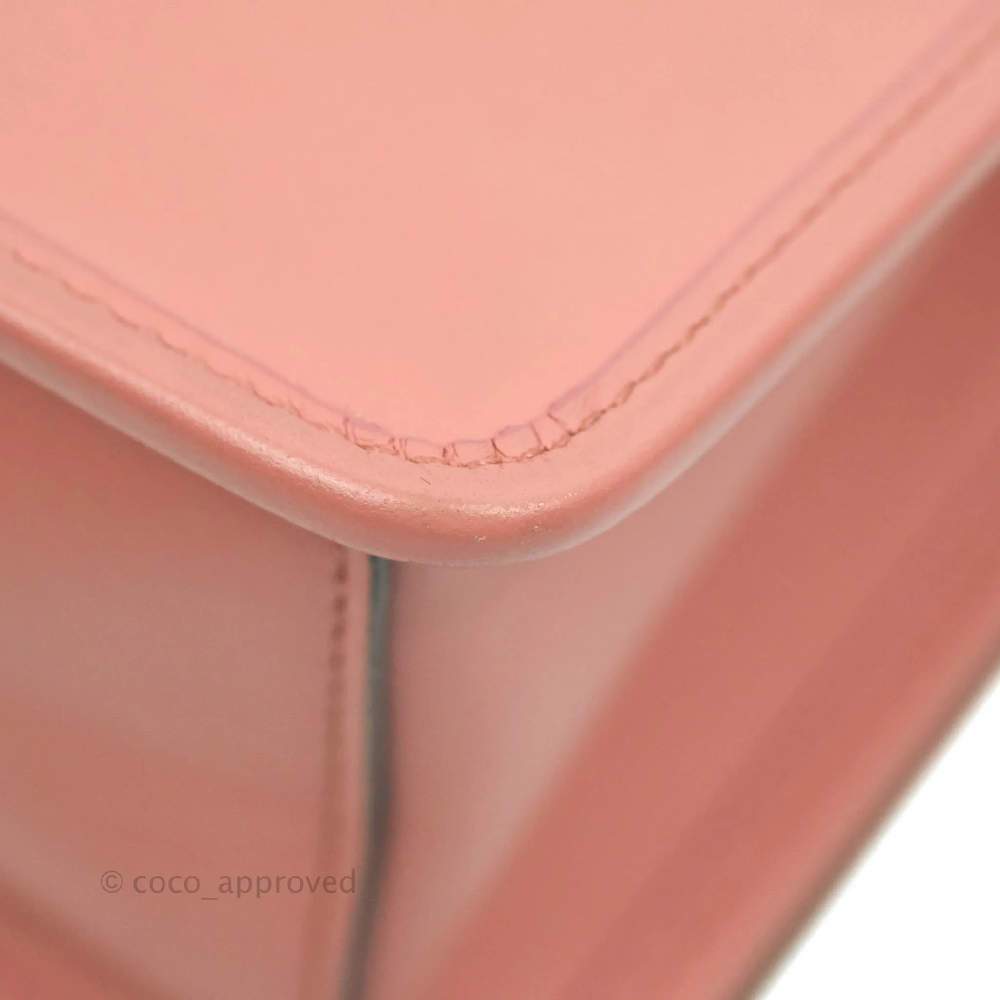 Fendi Small Kan I Shoulder Bag Rosy Pink Calfskin Gold & Silver Hardware