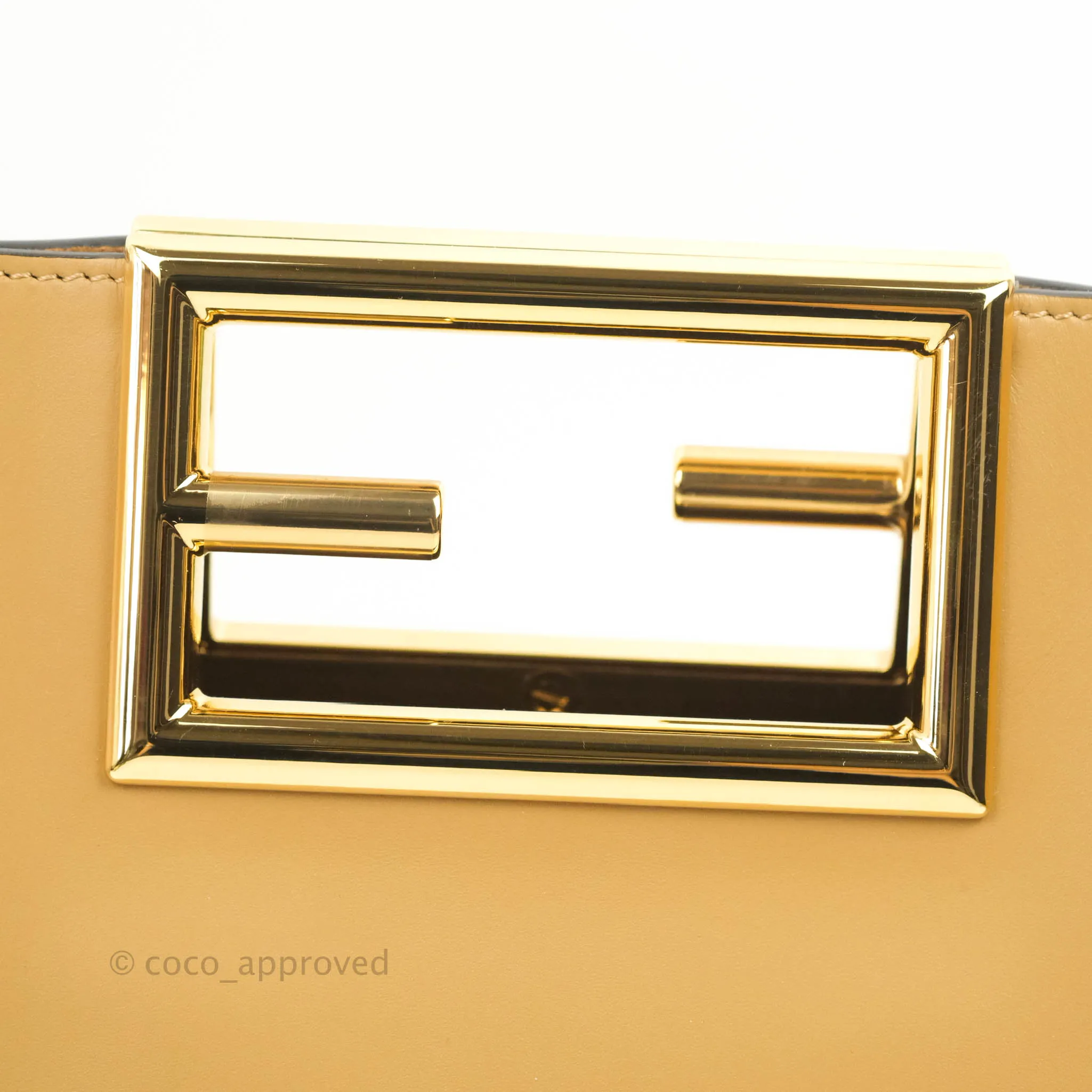 Fendi Small Way Bag Honey Beige Calfskin