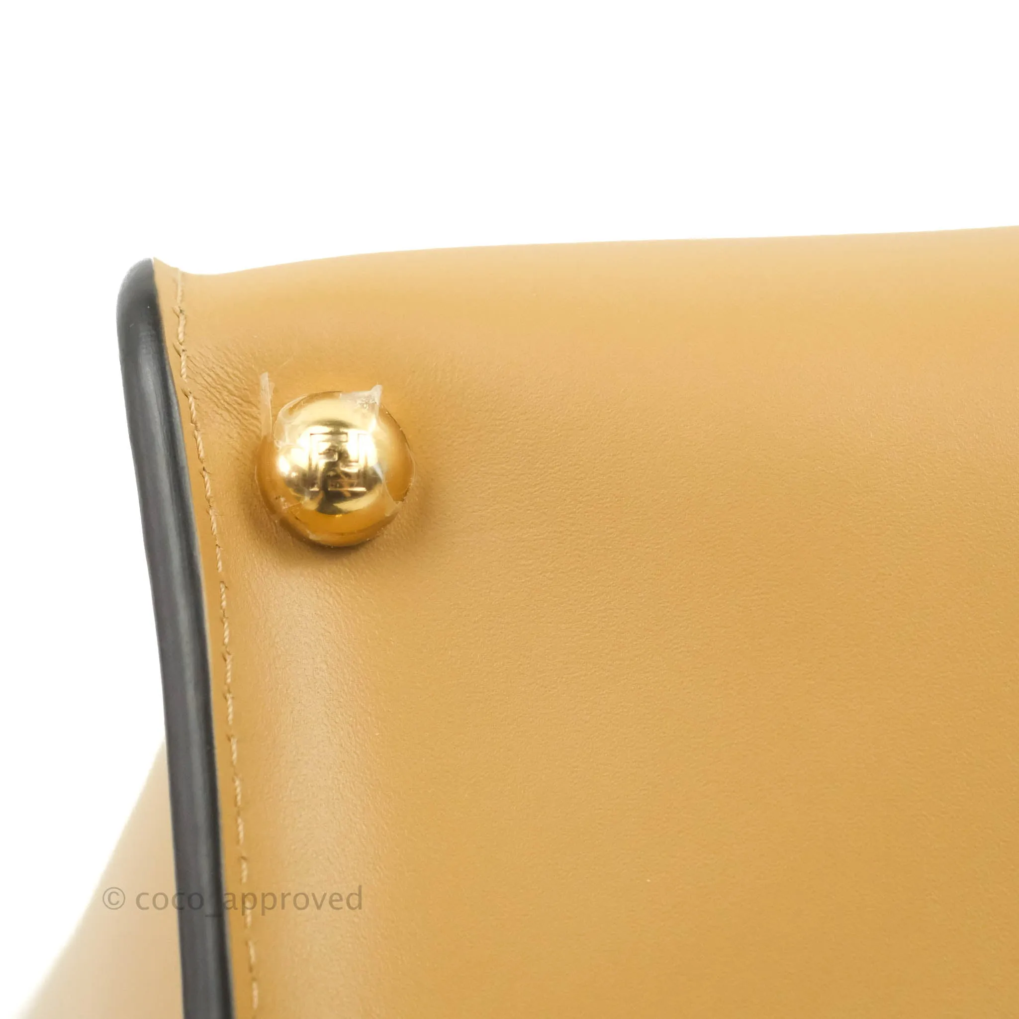 Fendi Small Way Bag Honey Beige Calfskin