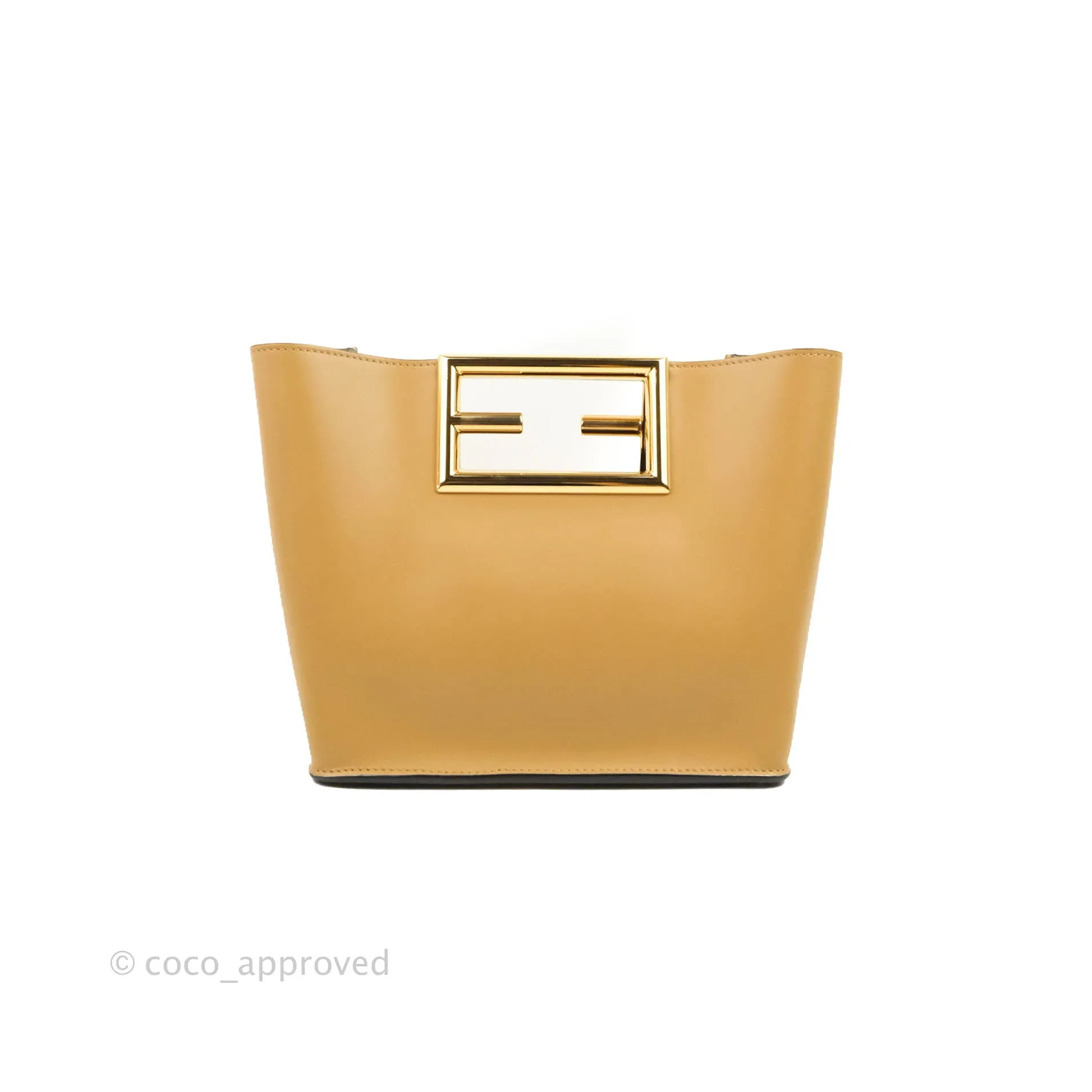 Fendi Small Way Bag Honey Beige Calfskin