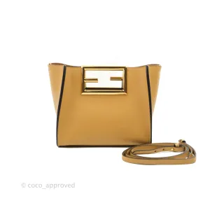Fendi Small Way Bag Honey Beige Calfskin