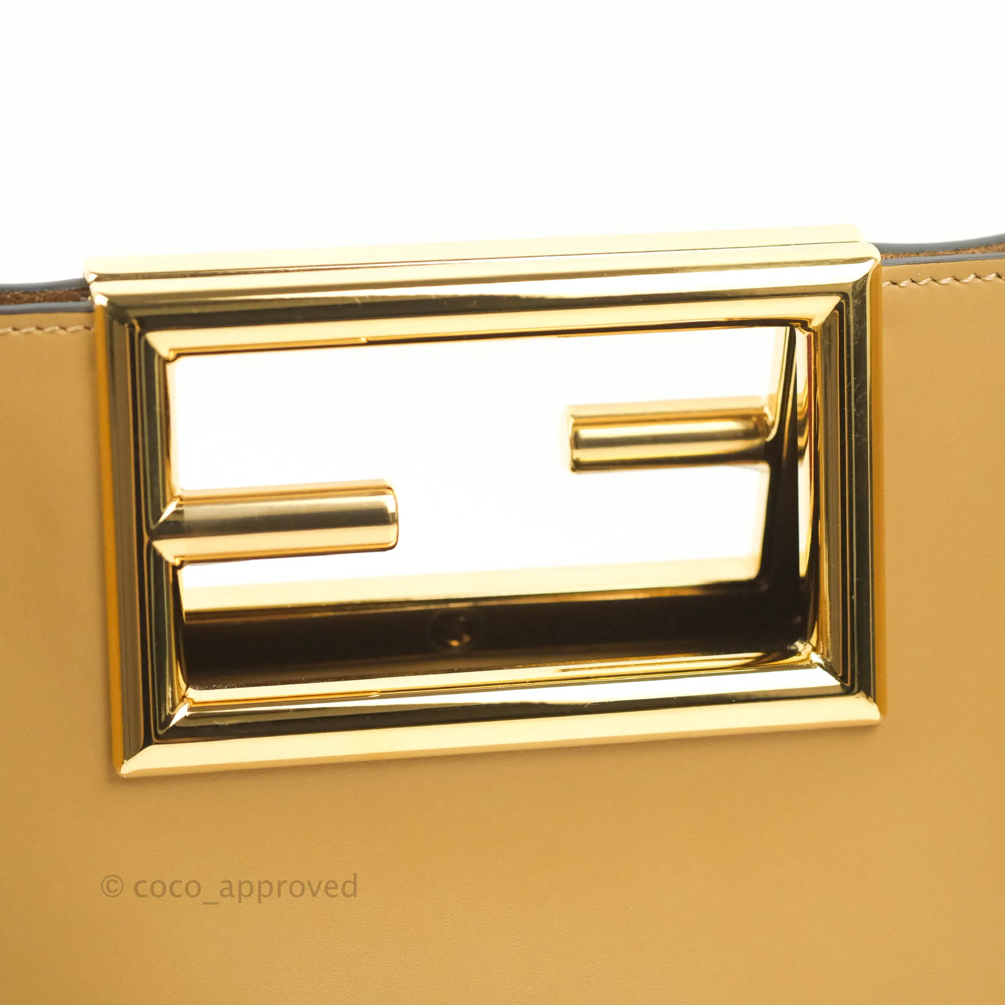Fendi Small Way Bag Honey Beige Calfskin
