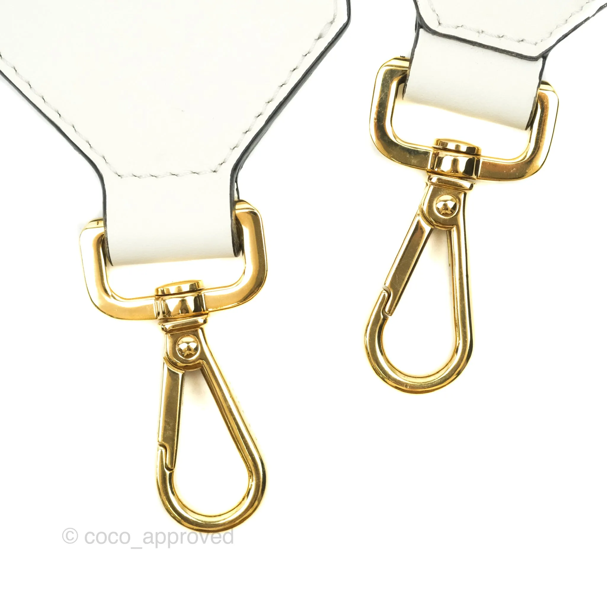 Fendi Strap You White Ribbon Shoulder Strap