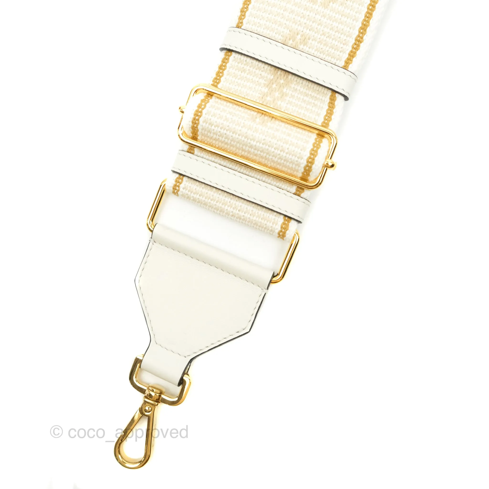 Fendi Strap You White Ribbon Shoulder Strap