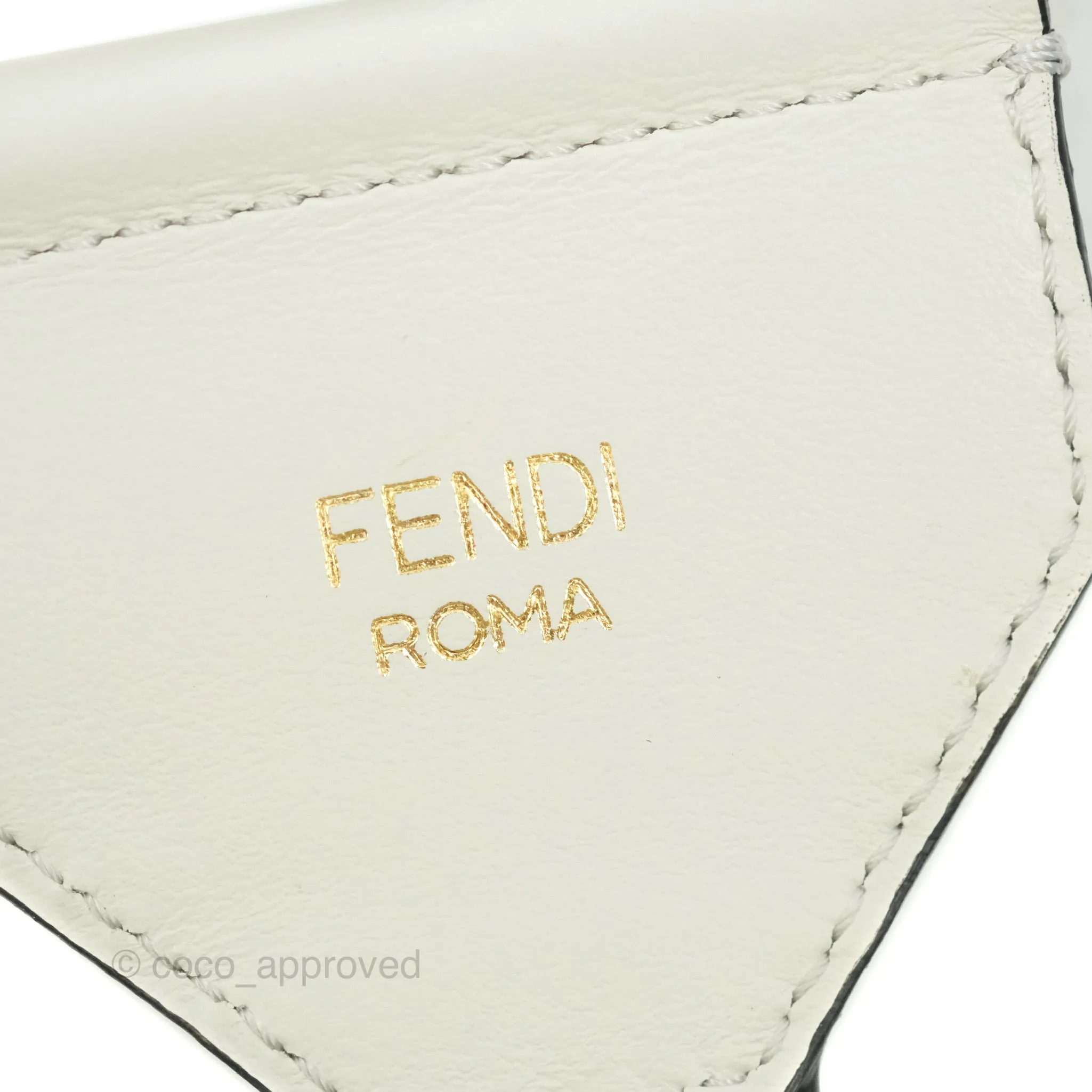 Fendi Strap You White Ribbon Shoulder Strap