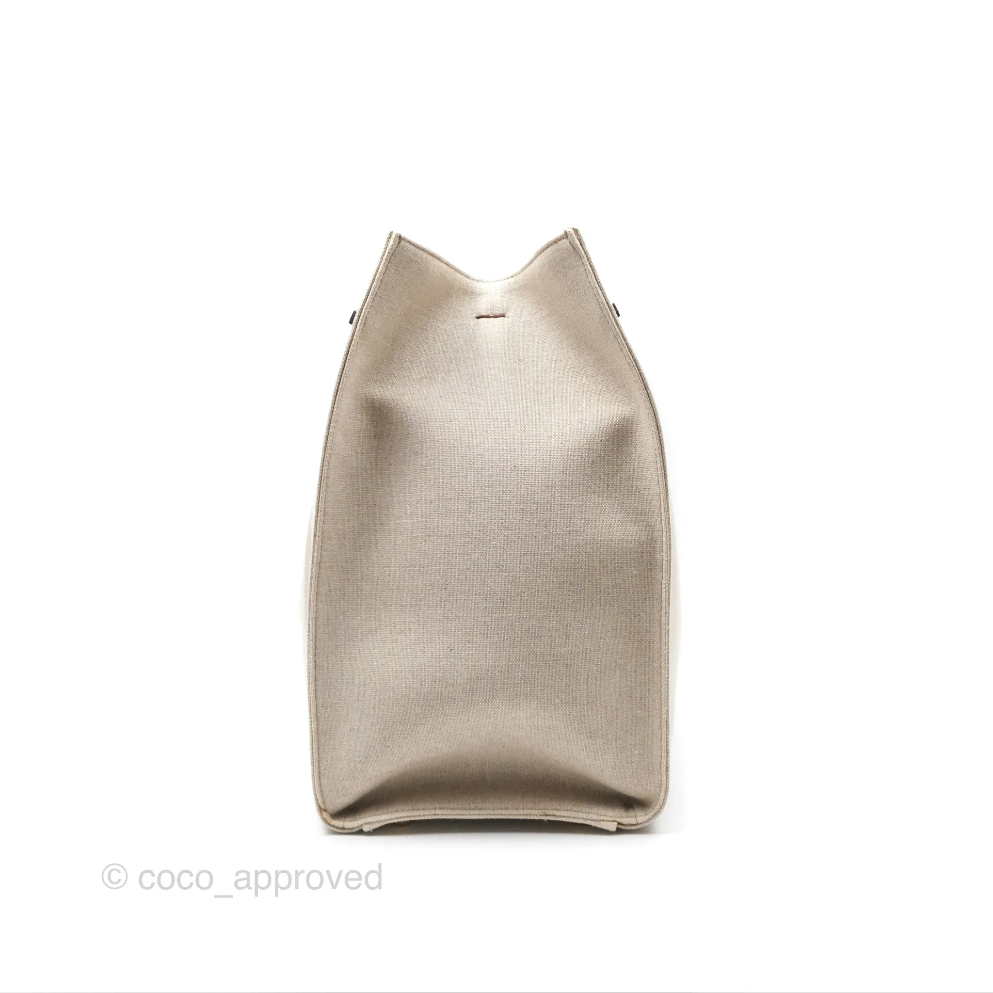 Fendi Sunshine Medium Tote Beige Fabric
