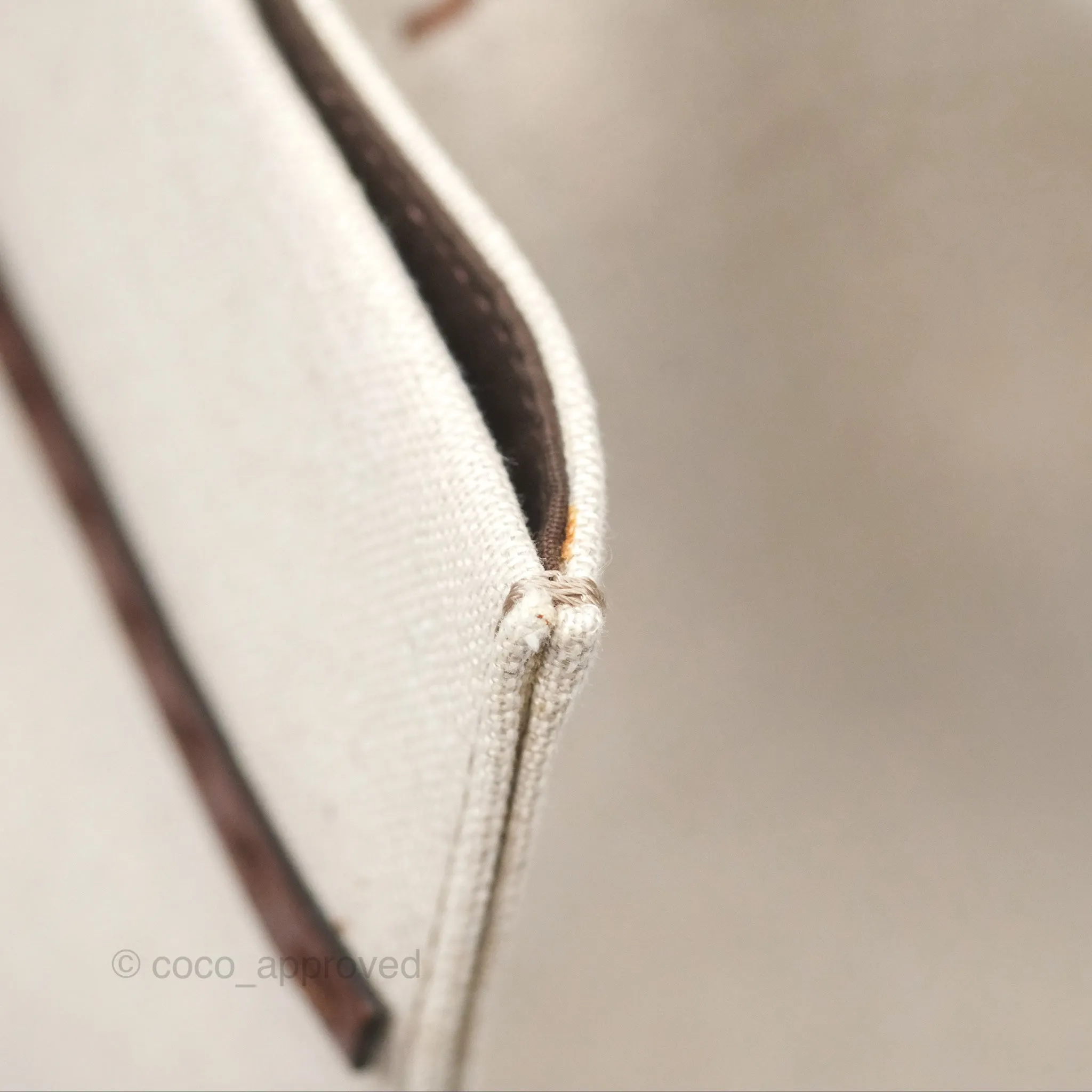 Fendi Sunshine Medium Tote Beige Fabric