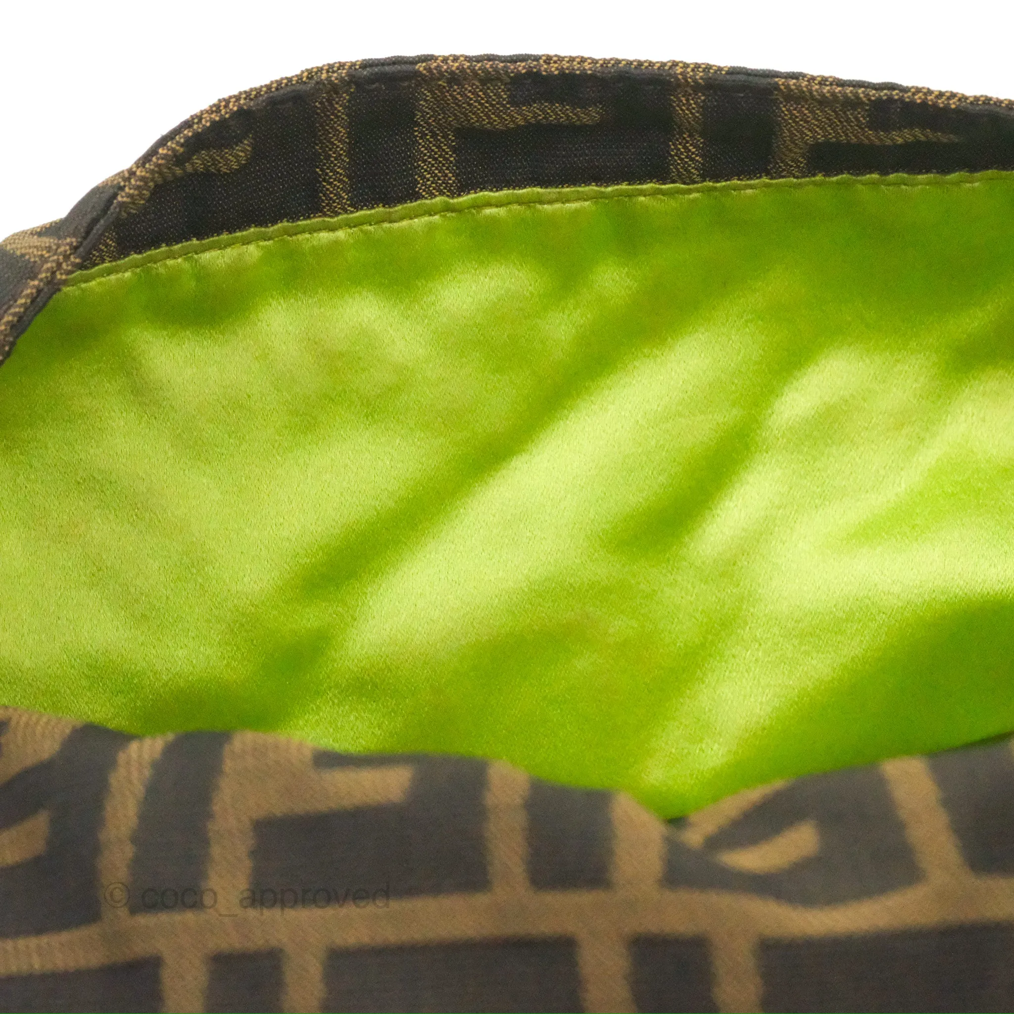 Fendi Vintage Baguette Shoulder Bag Floral Bead-embellished Zucca Canvas