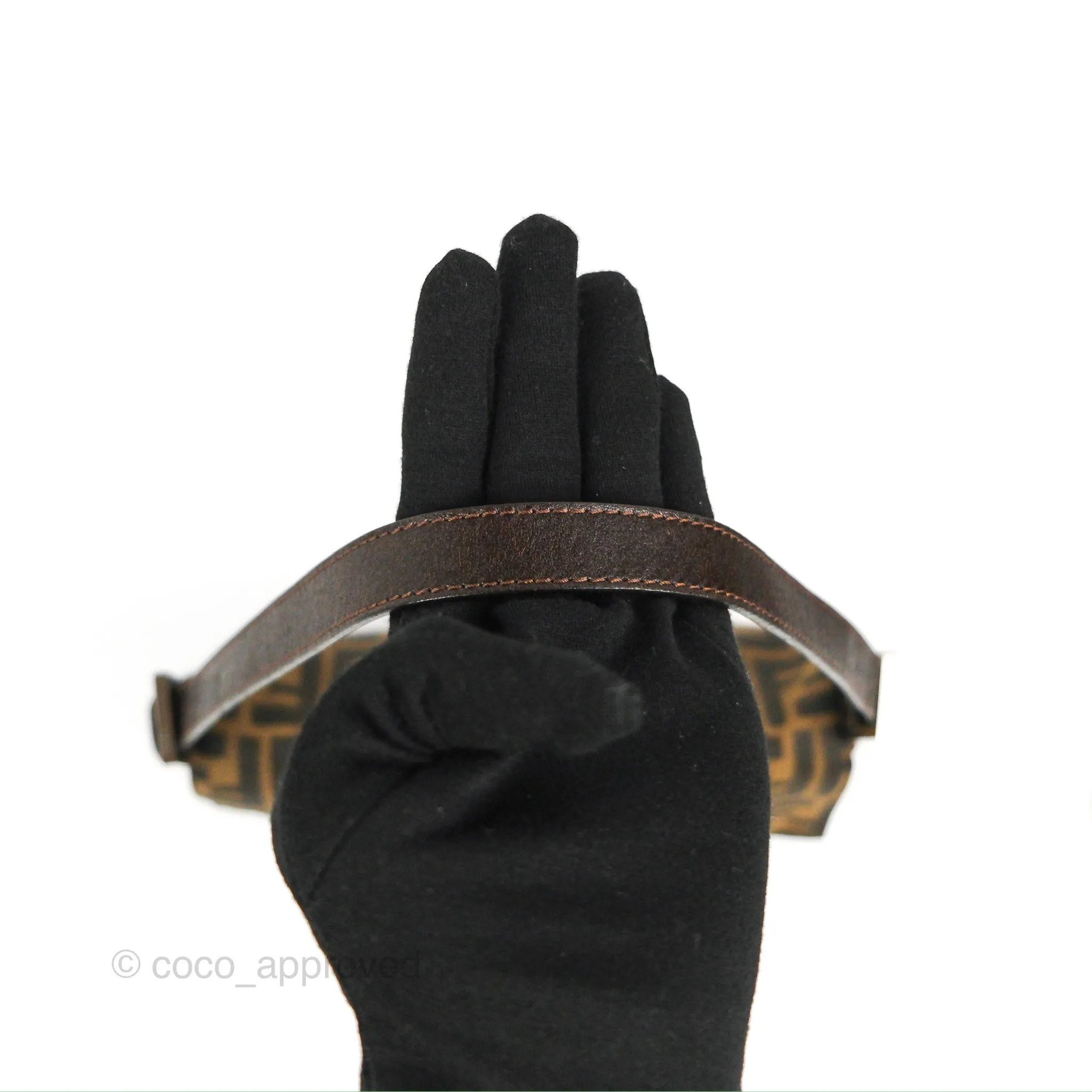 Fendi Vintage Baguette Shoulder Bag Zucca Canvas