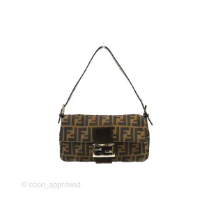 Fendi Vintage Baguette Shoulder Bag Zucca Canvas