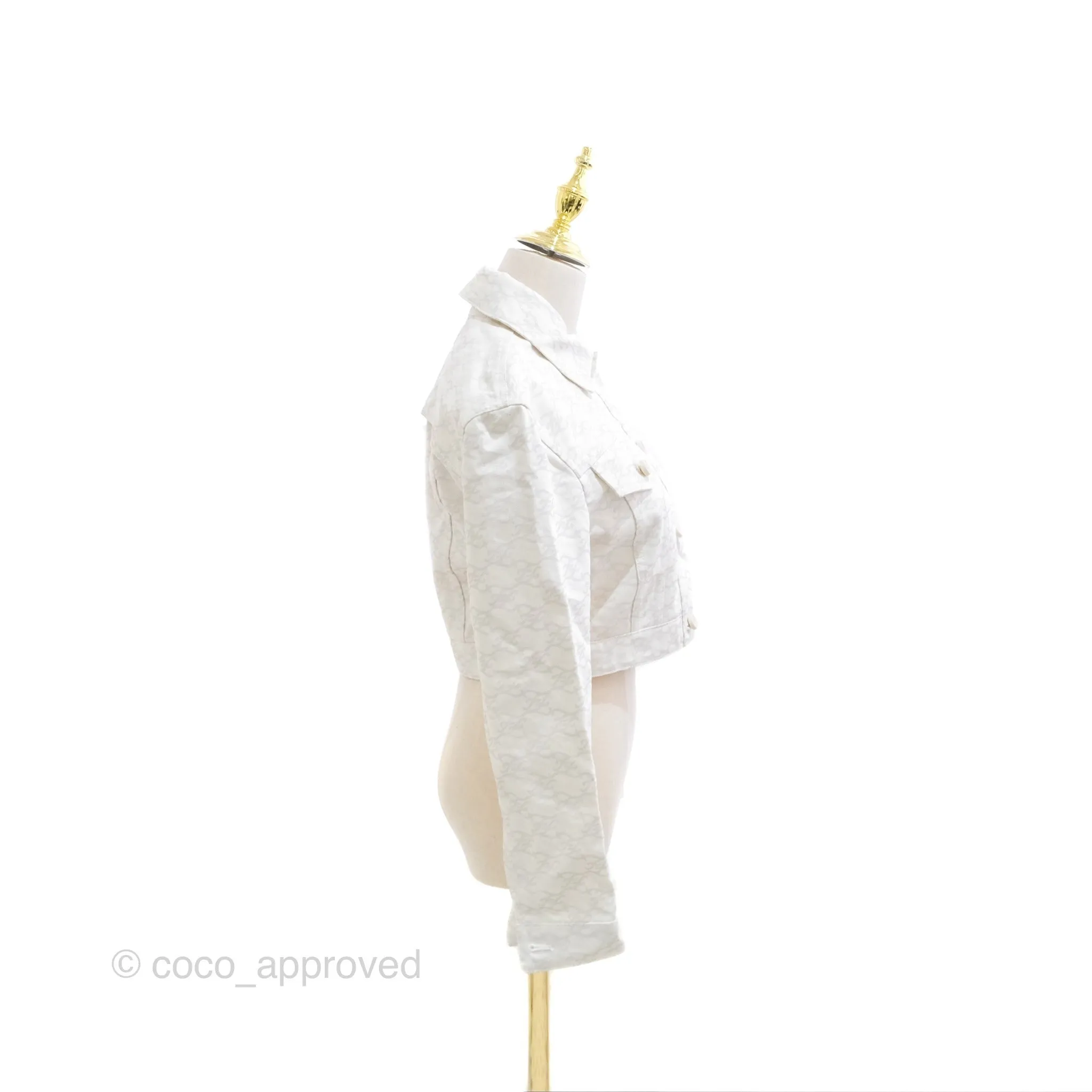 Fendi White Denim Jacket Size 36