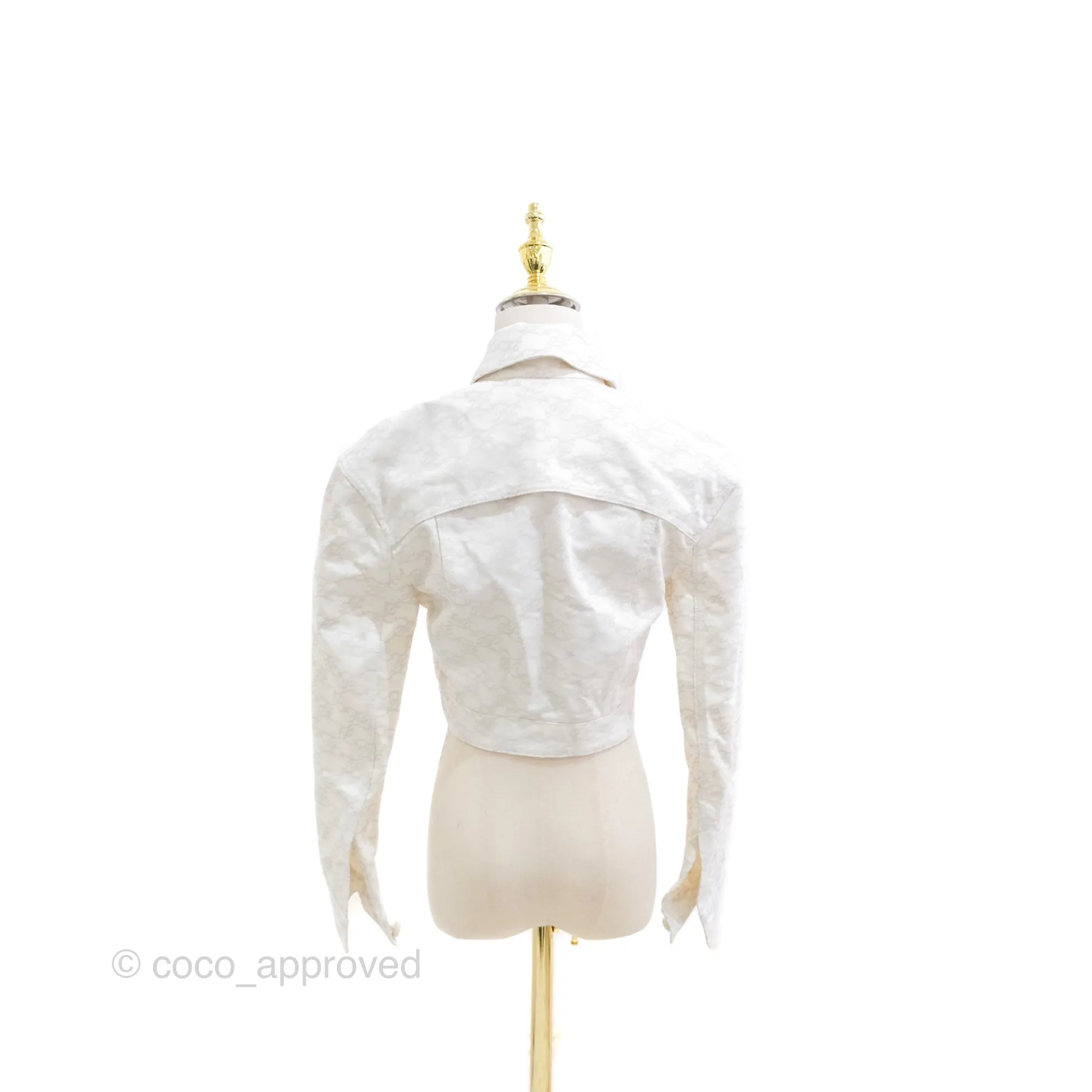 Fendi White Denim Jacket Size 36