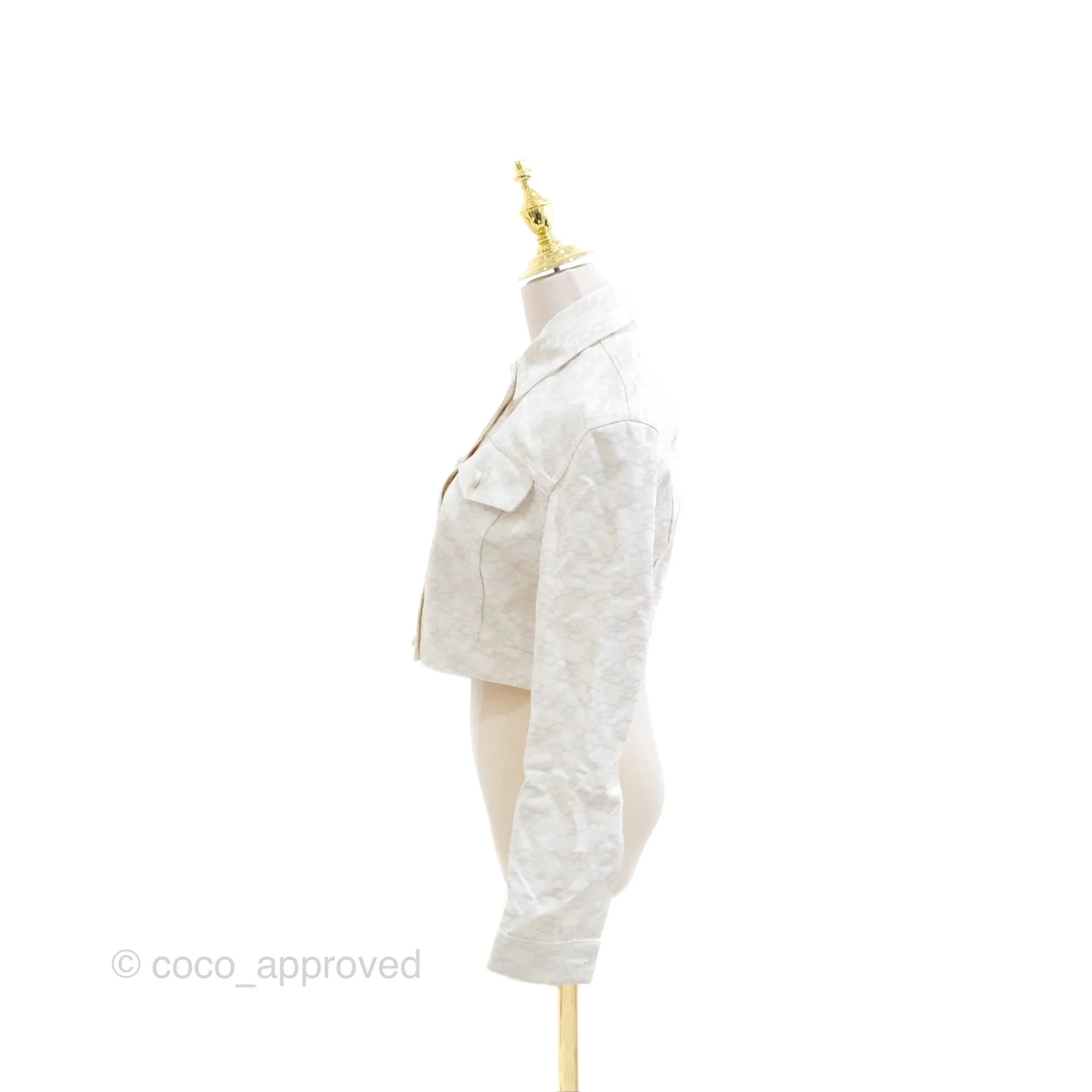 Fendi White Denim Jacket Size 36