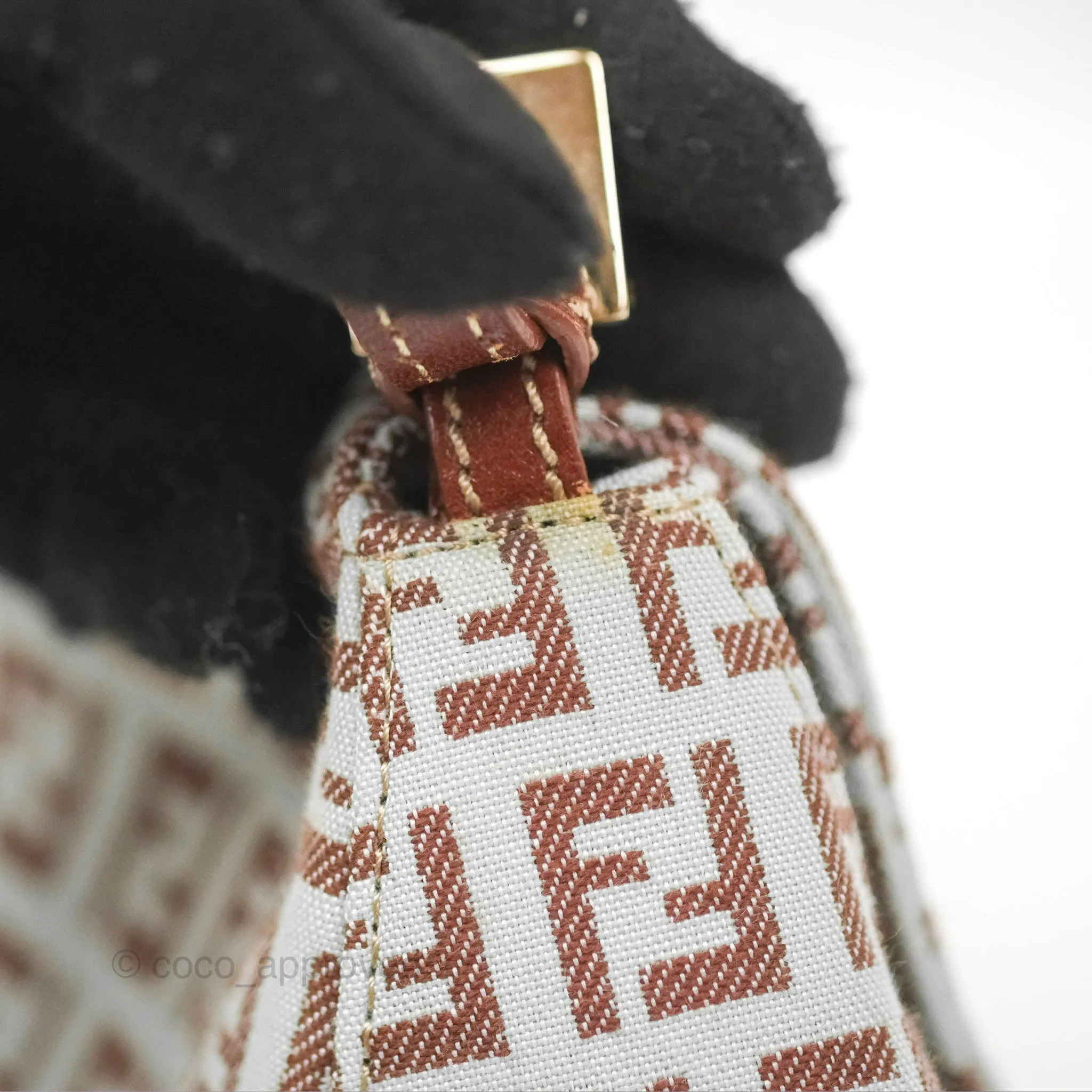 Fendi Zucchino Mamma Baguette Bag