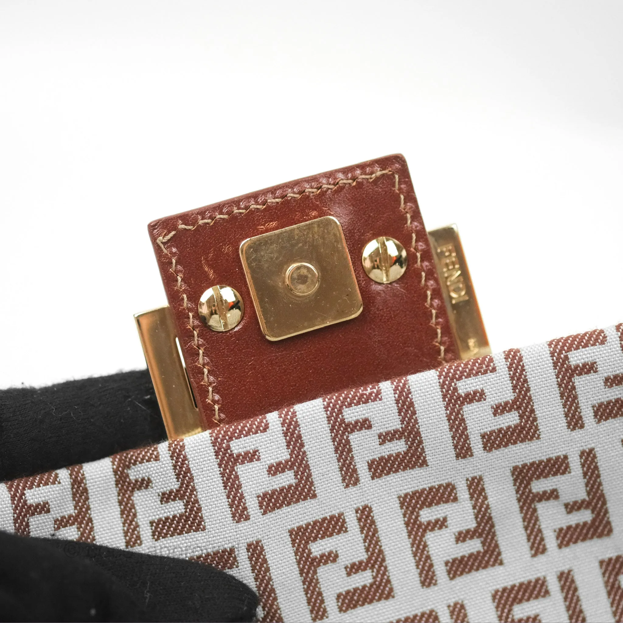 Fendi Zucchino Mamma Baguette Bag