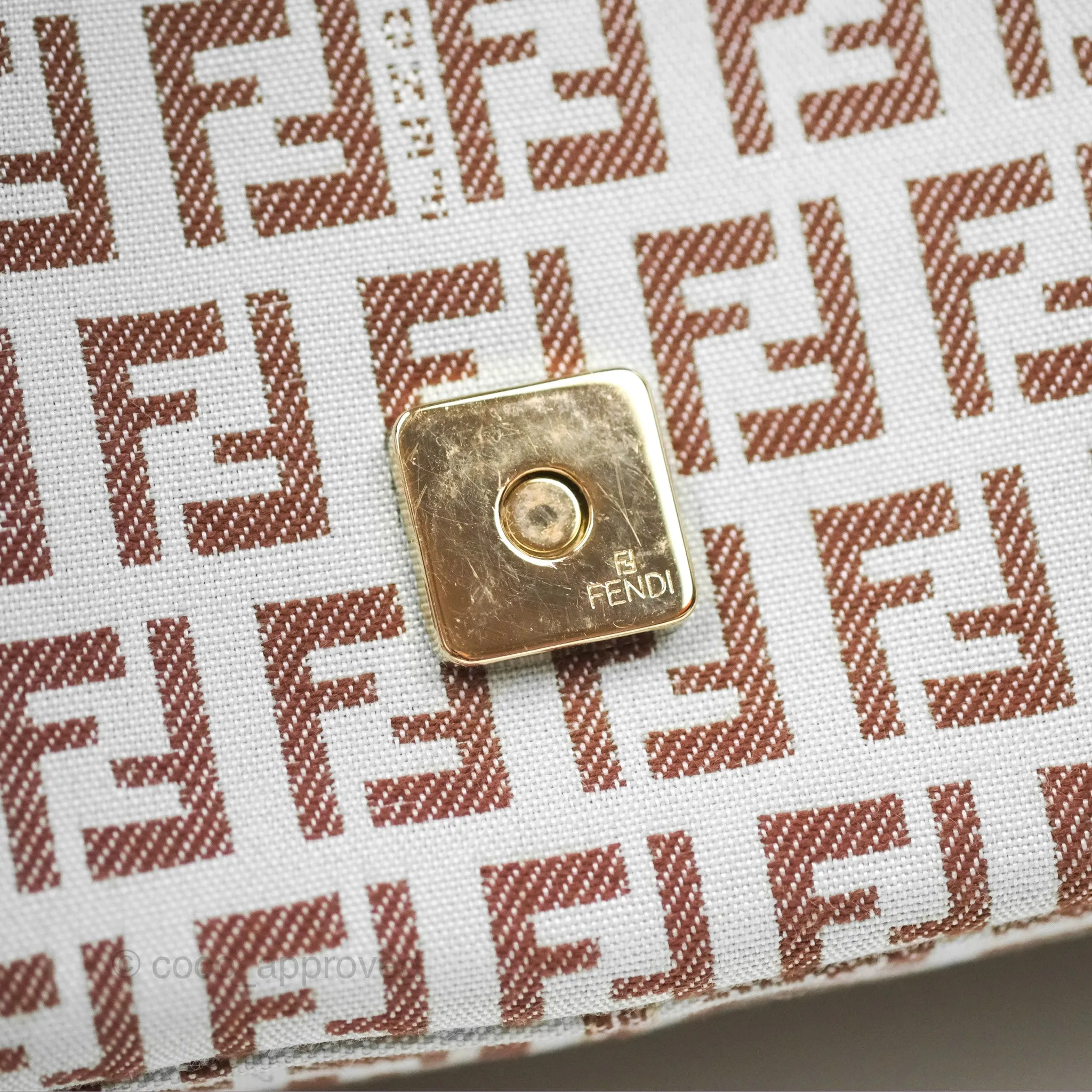 Fendi Zucchino Mamma Baguette Bag