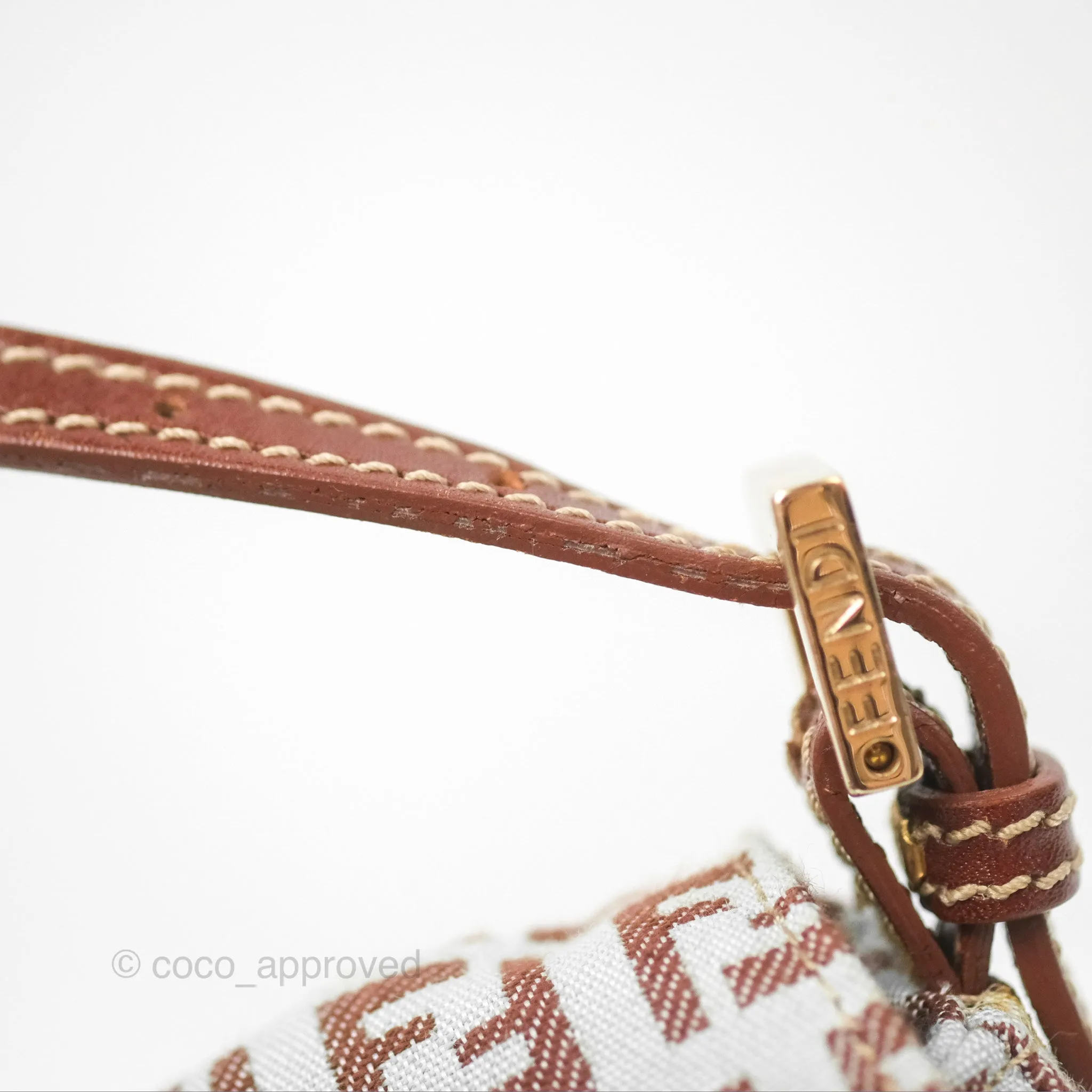 Fendi Zucchino Mamma Baguette Bag