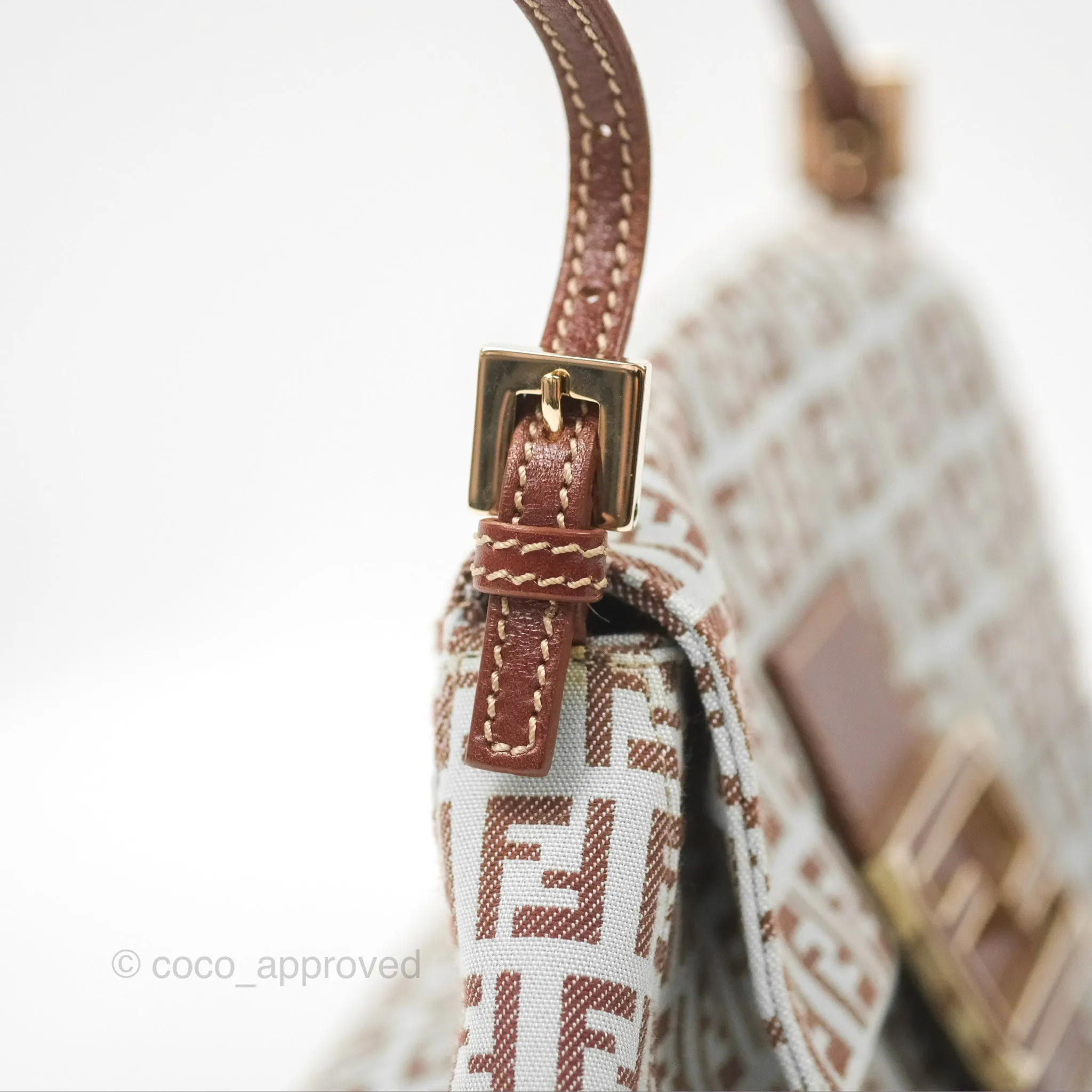 Fendi Zucchino Mamma Baguette Bag