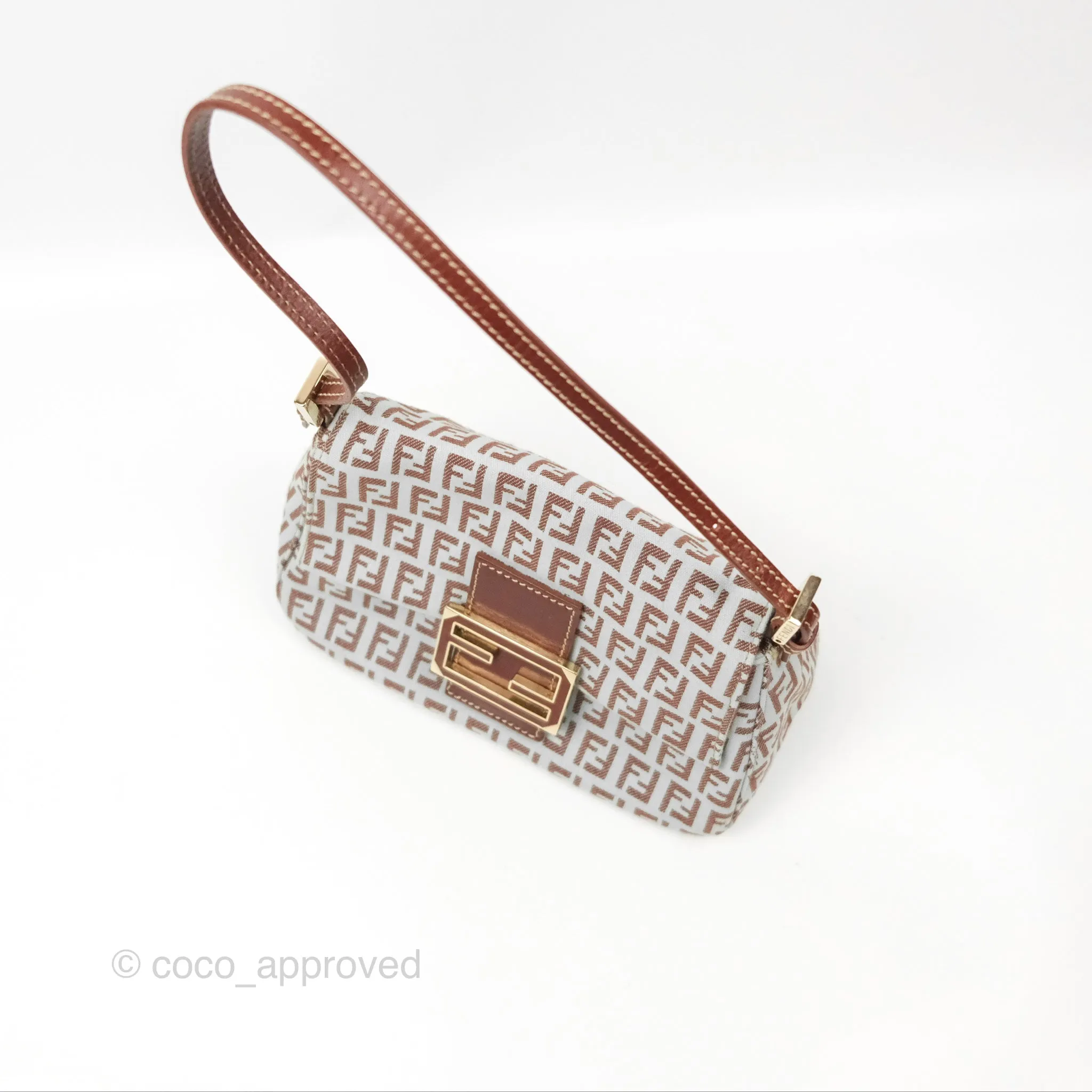 Fendi Zucchino Mamma Baguette Bag