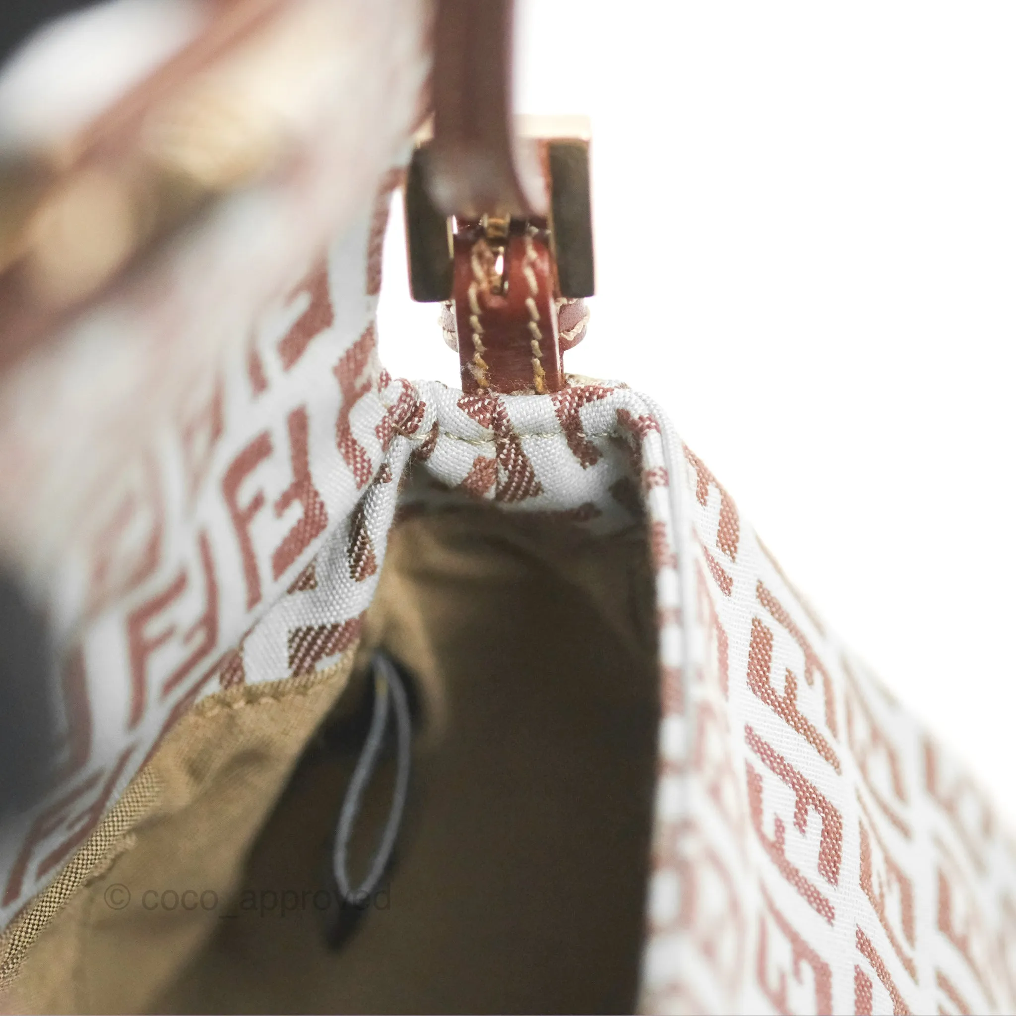 Fendi Zucchino Mamma Baguette Bag
