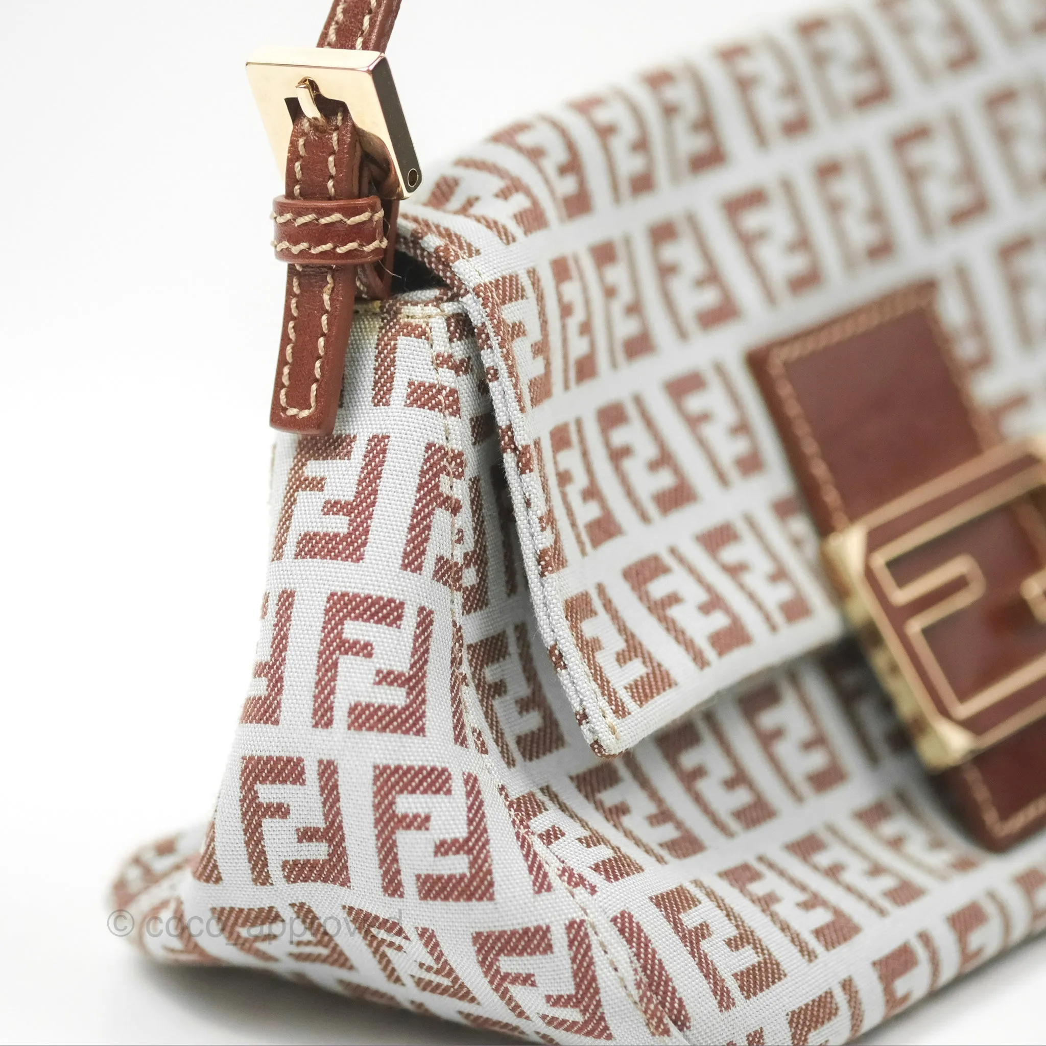 Fendi Zucchino Mamma Baguette Bag