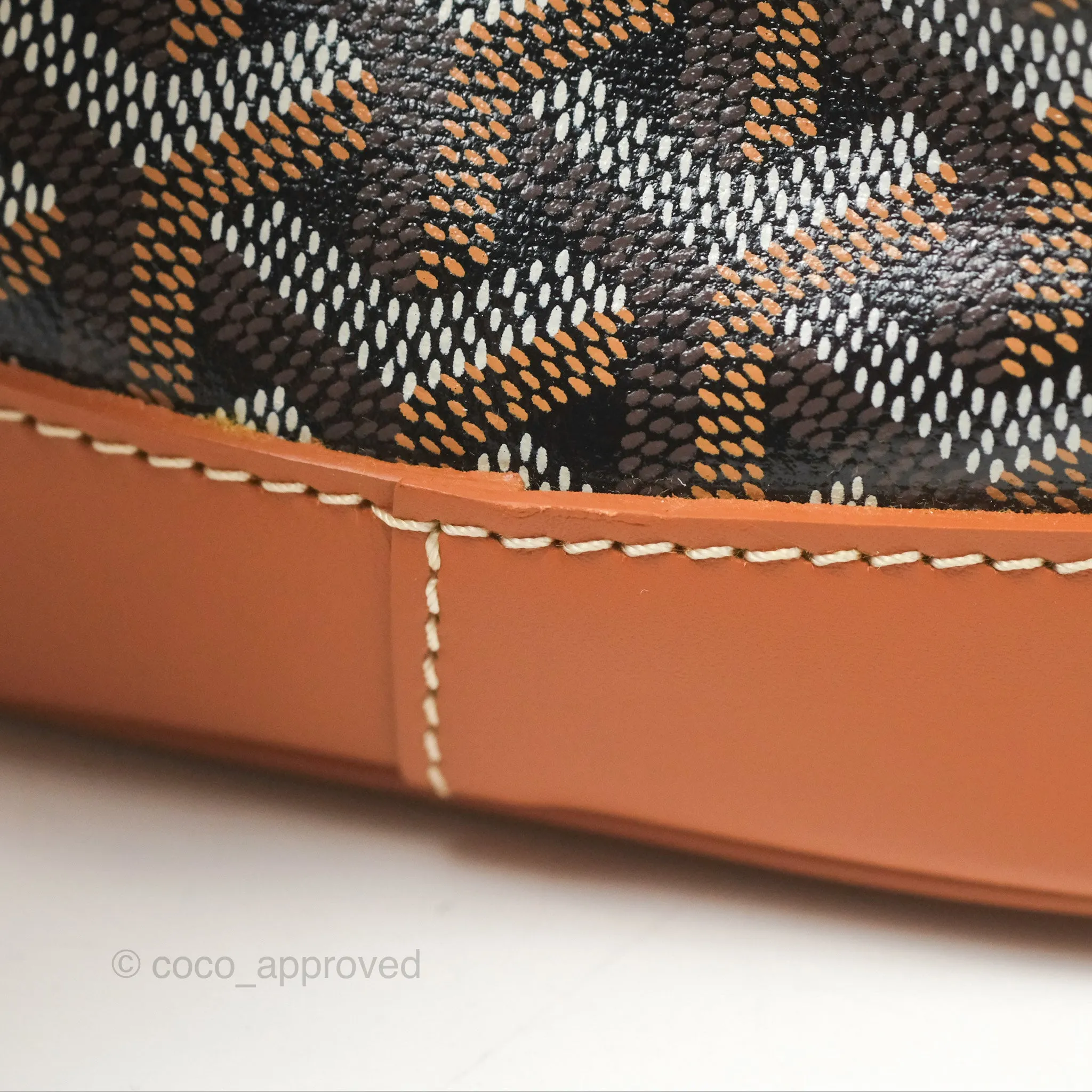 Goyard Alpin MM Backpack Black/ Tan