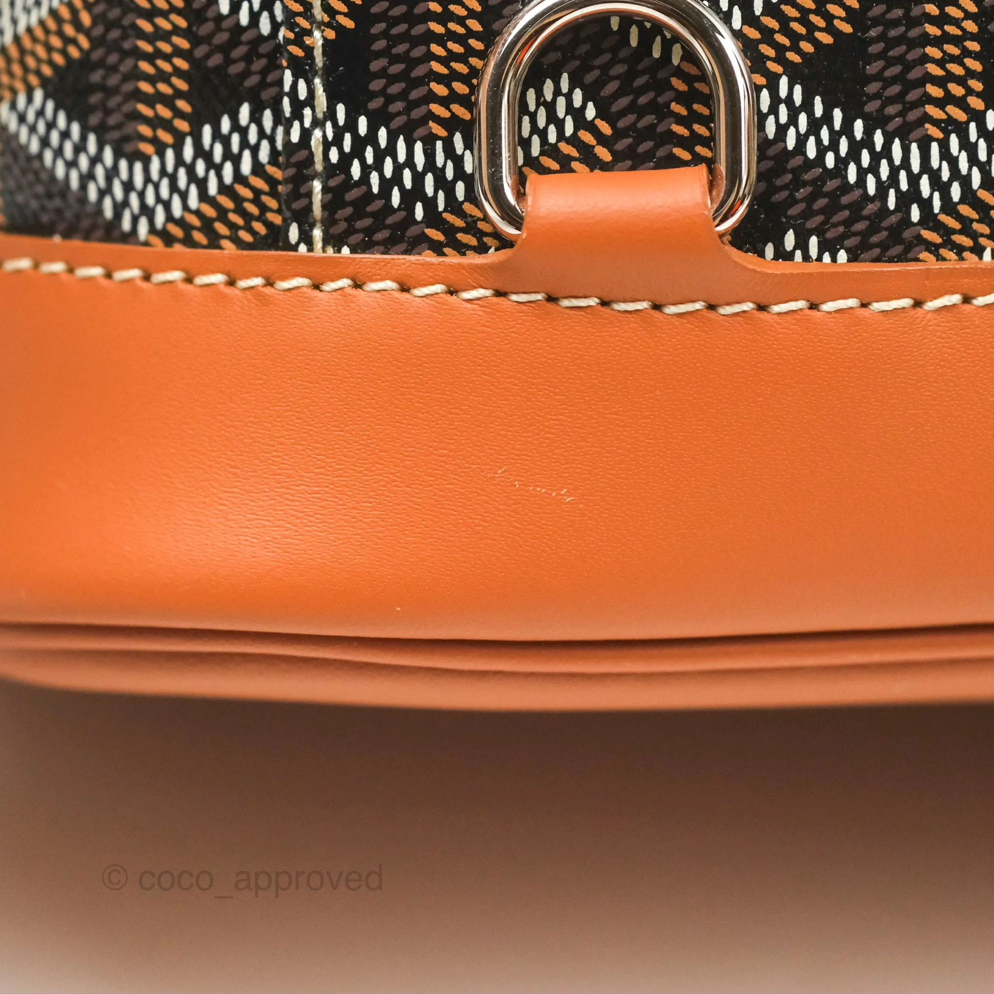 Goyard Alpin MM Backpack Black/ Tan