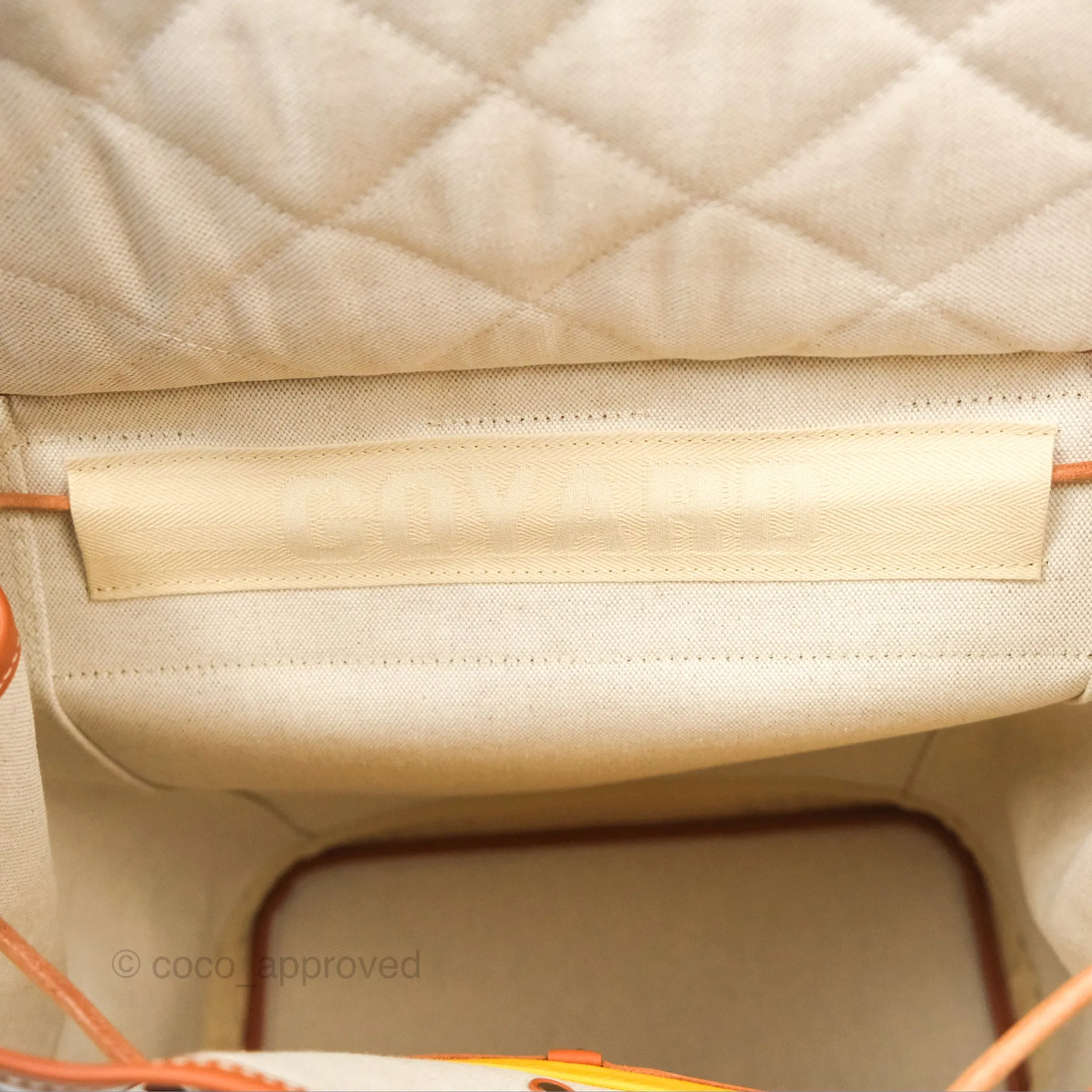 Goyard Alpin MM Backpack Black/ Tan