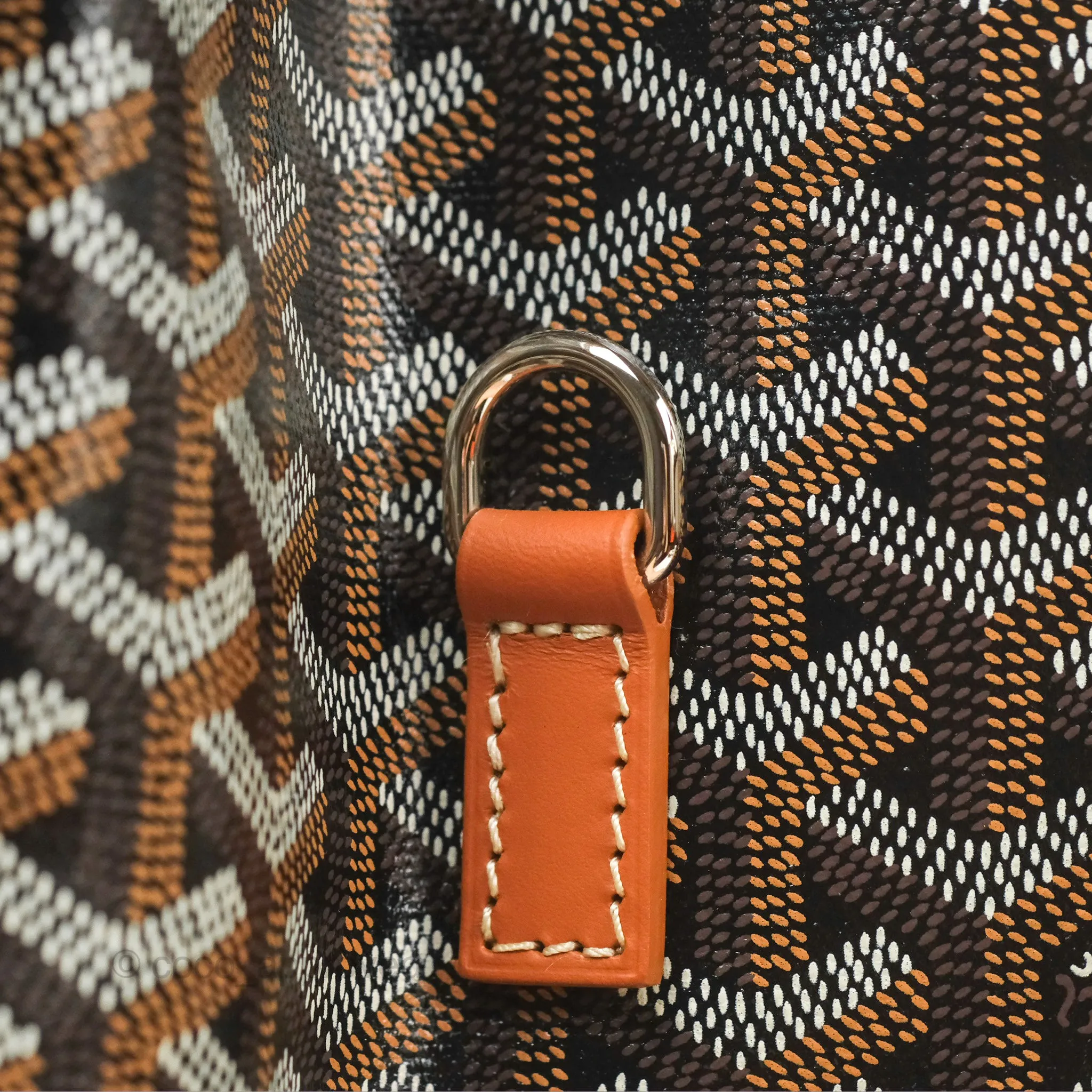 Goyard Alpin MM Backpack Black/ Tan