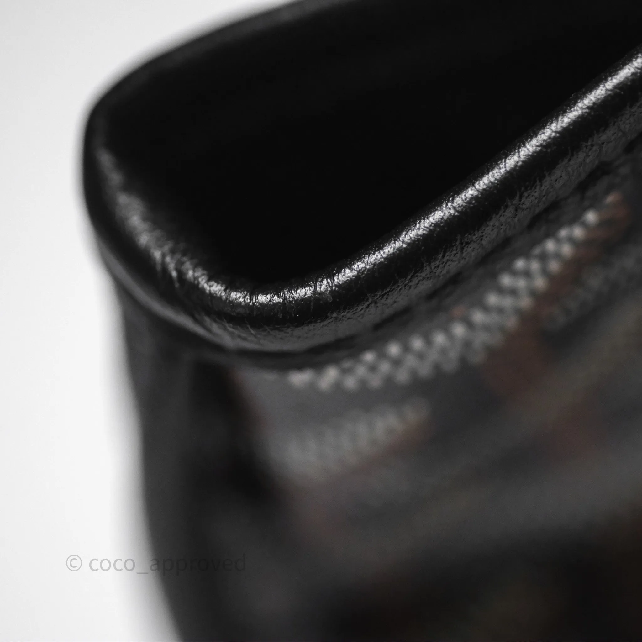 Goyard Anjou Mini Bag Goyardine Canvas Black