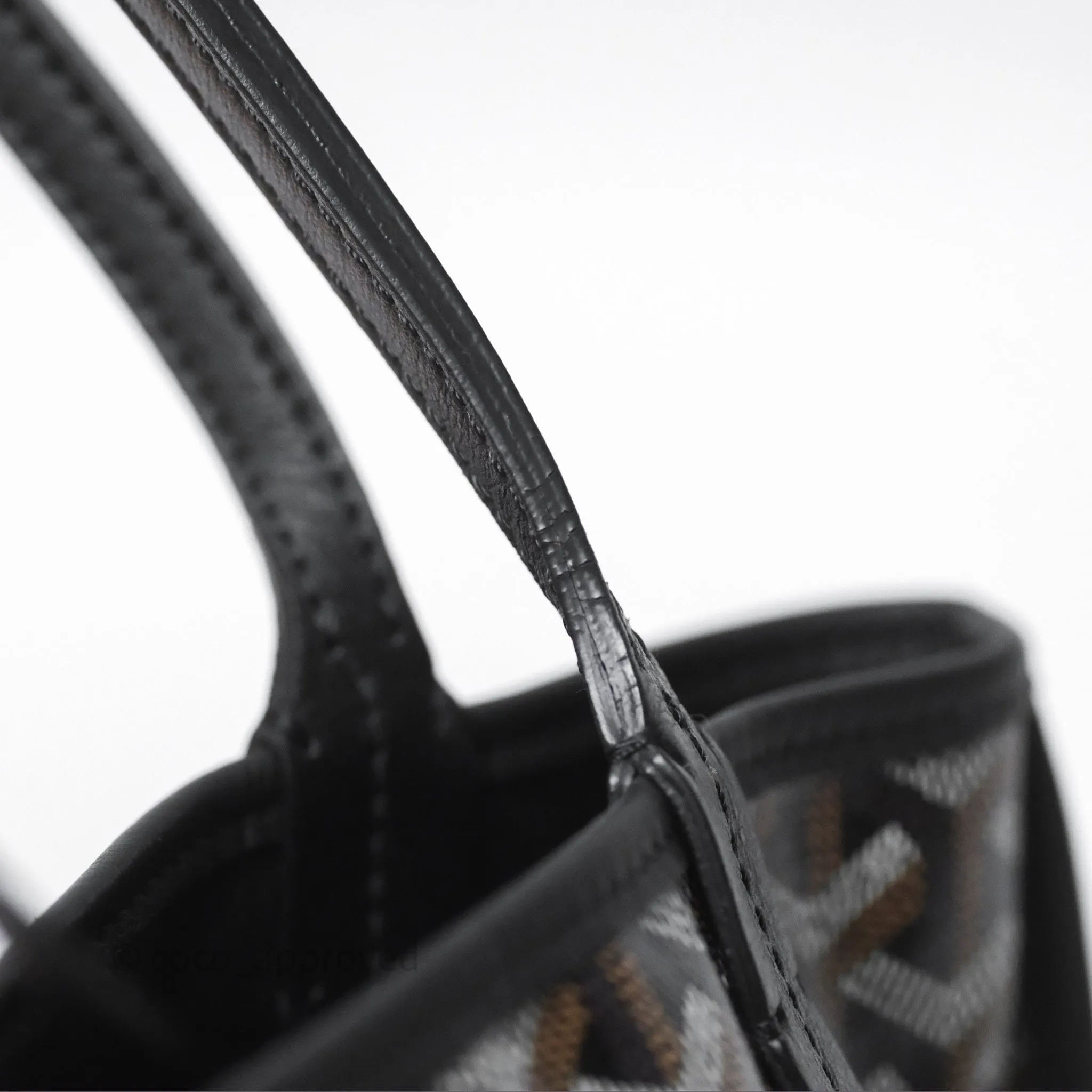 Goyard Anjou Mini Bag Goyardine Canvas Black