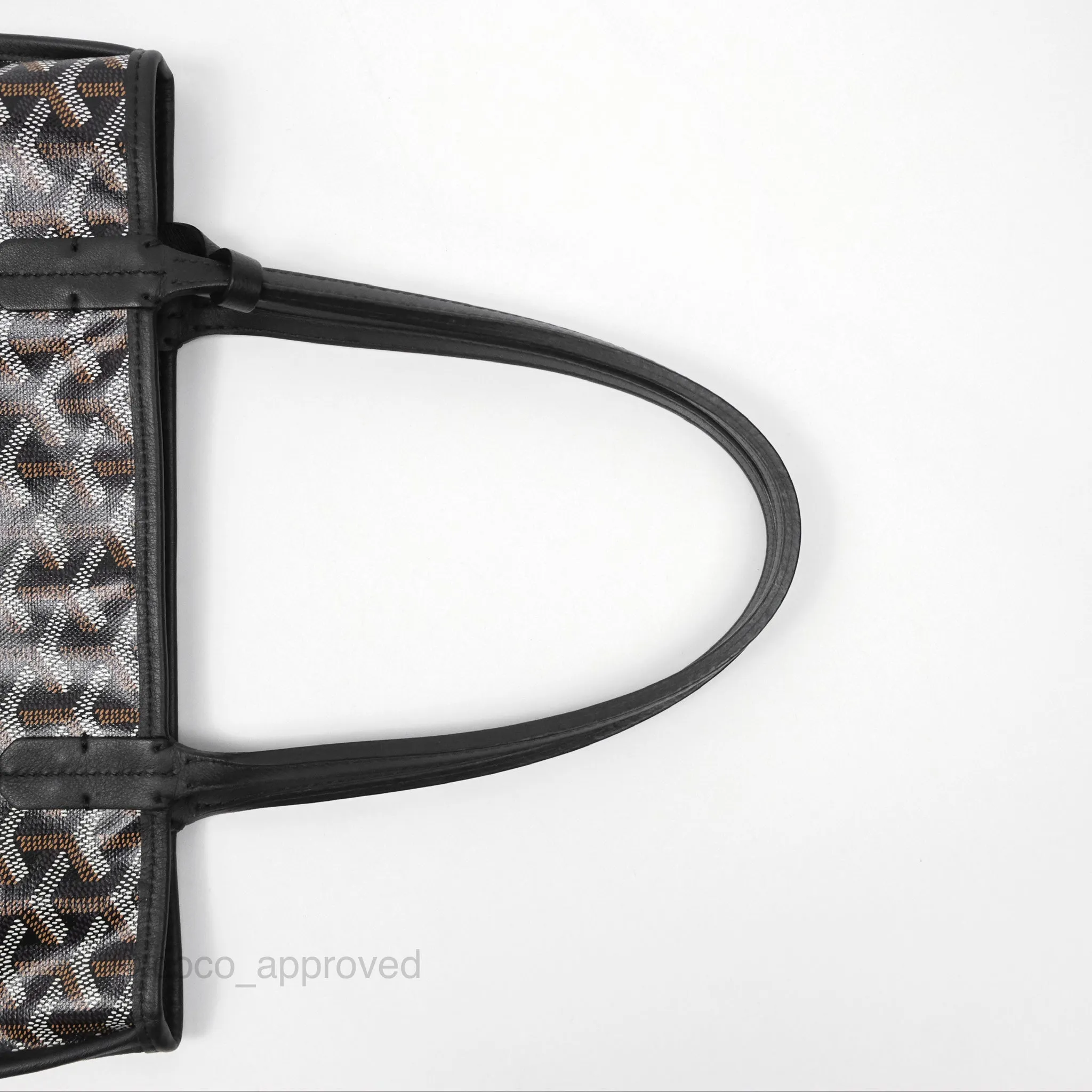 Goyard Anjou Mini Bag Goyardine Canvas Black