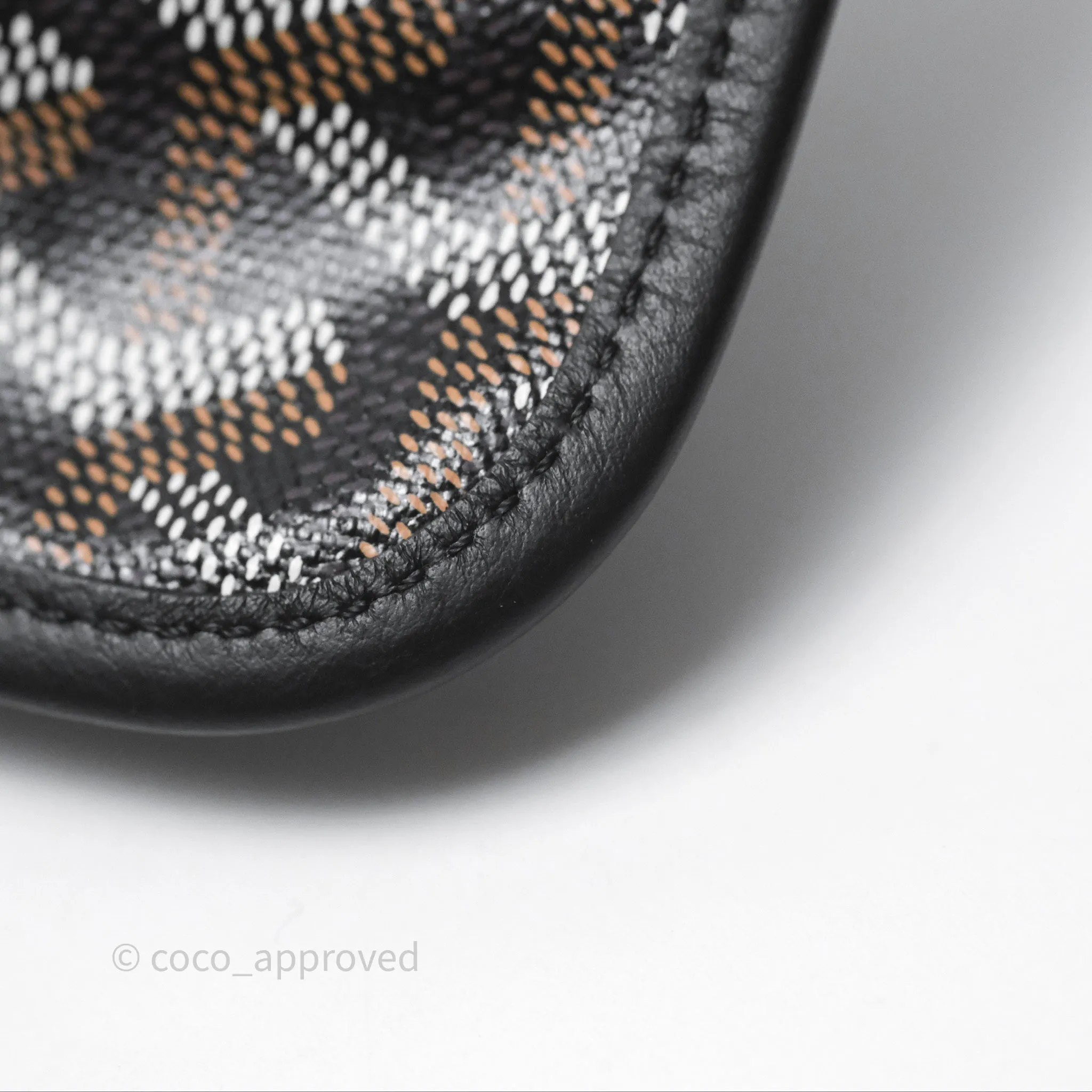 Goyard Anjou Mini Bag Goyardine Canvas Black