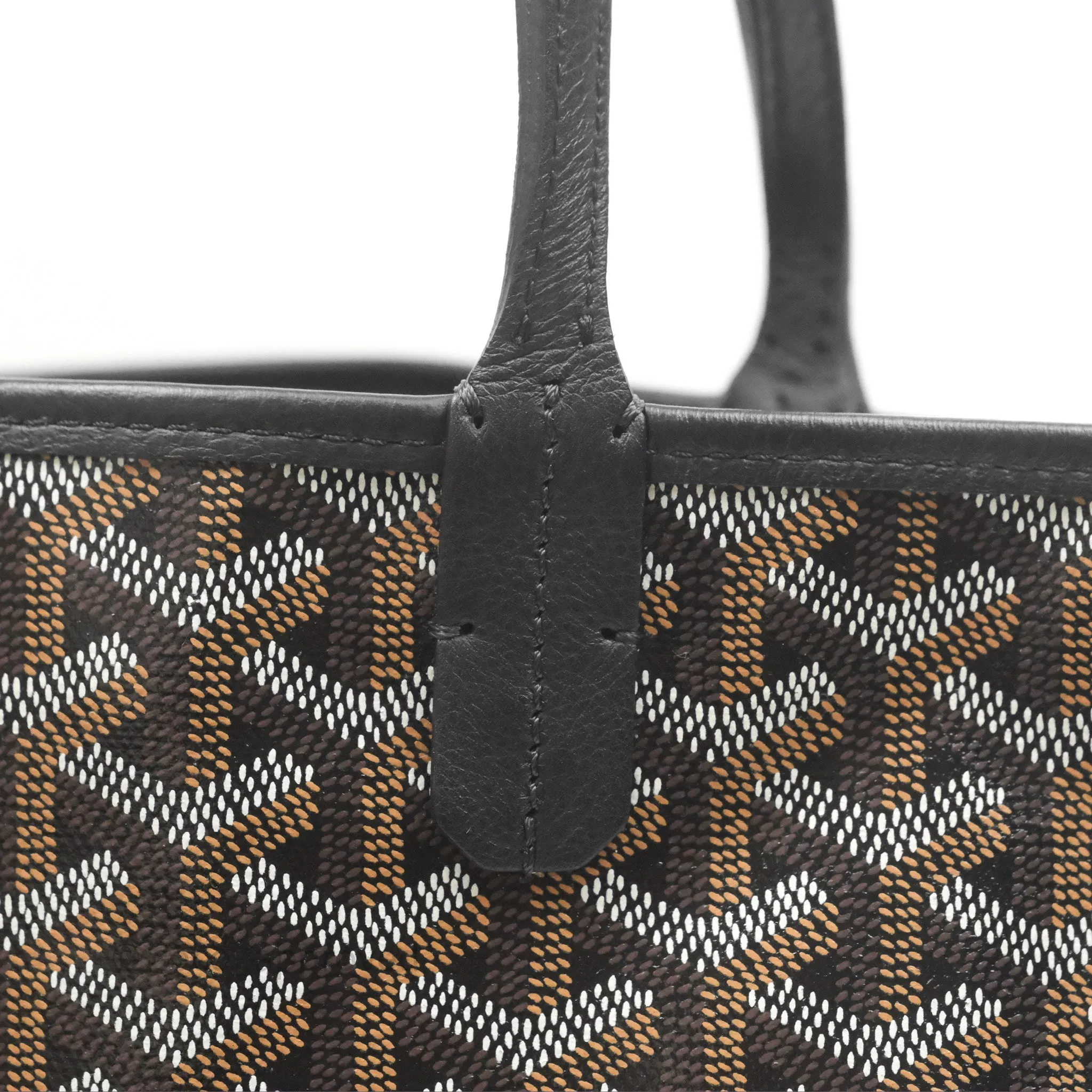 Goyard Anjou Mini Bag Goyardine Canvas Black