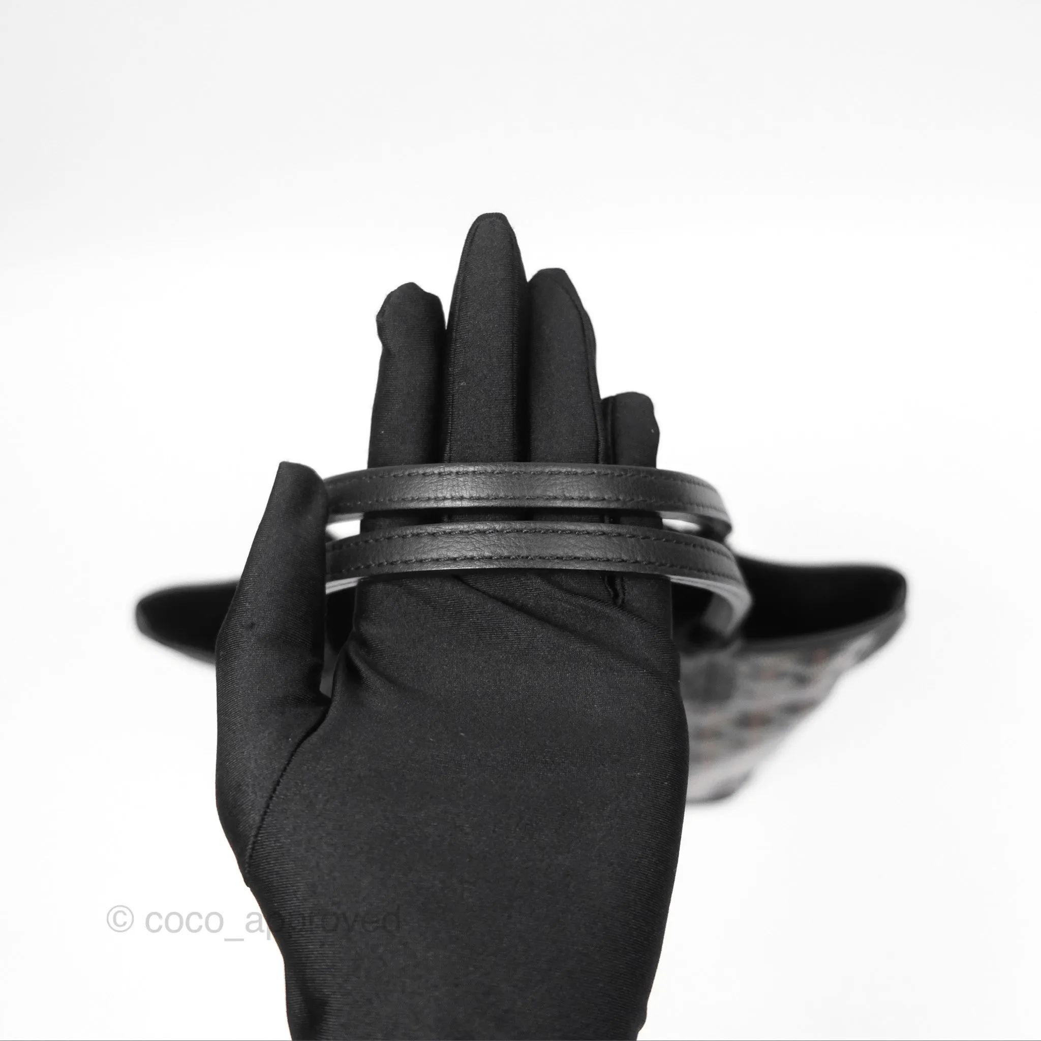 Goyard Anjou Mini Bag Goyardine Canvas Black