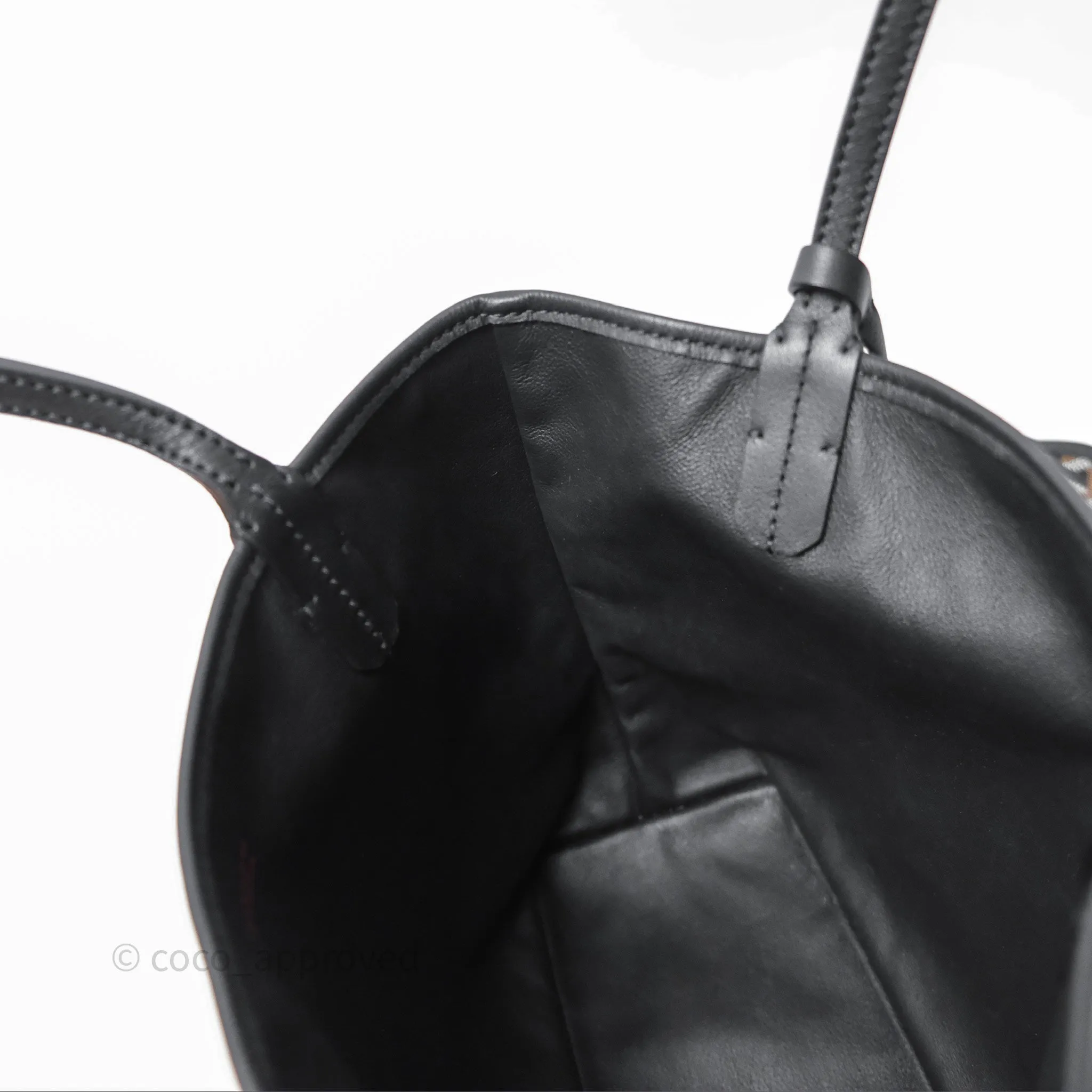 Goyard Anjou Mini Bag Goyardine Canvas Black