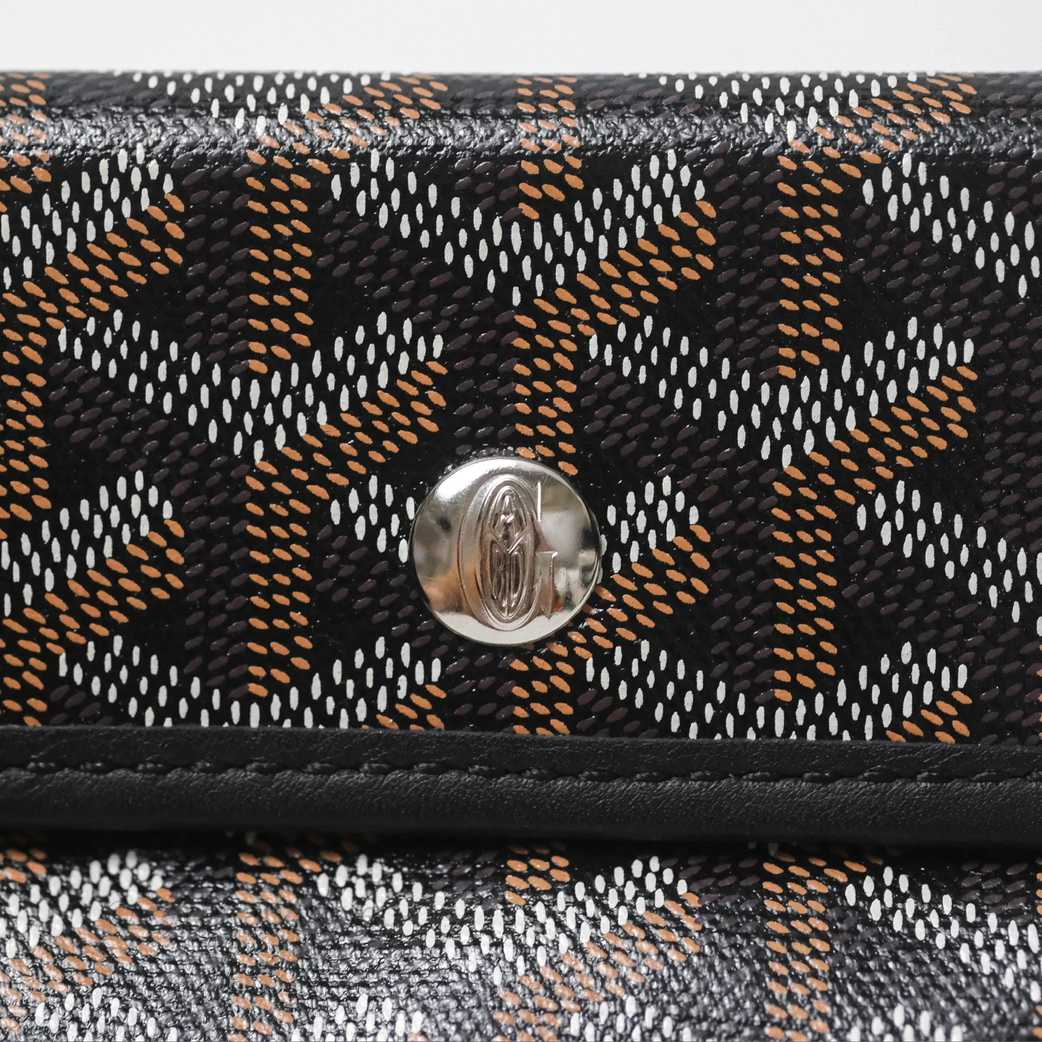 Goyard Anjou Mini Bag Goyardine Canvas Black