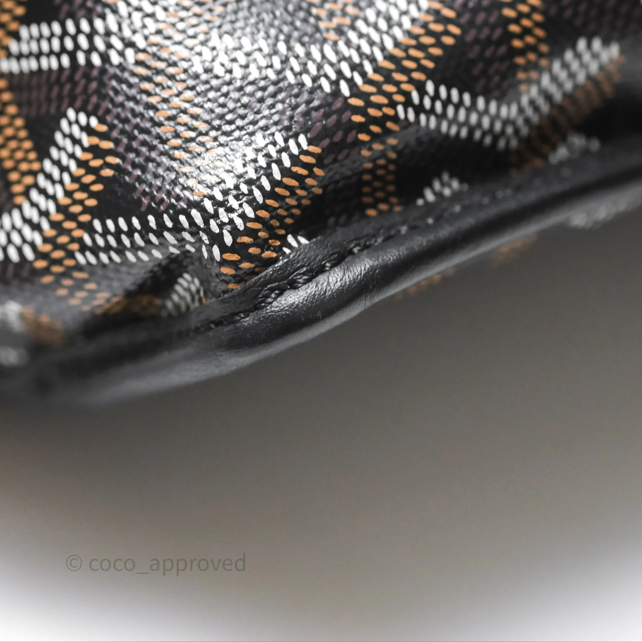 Goyard Anjou Mini Bag Goyardine Canvas Black