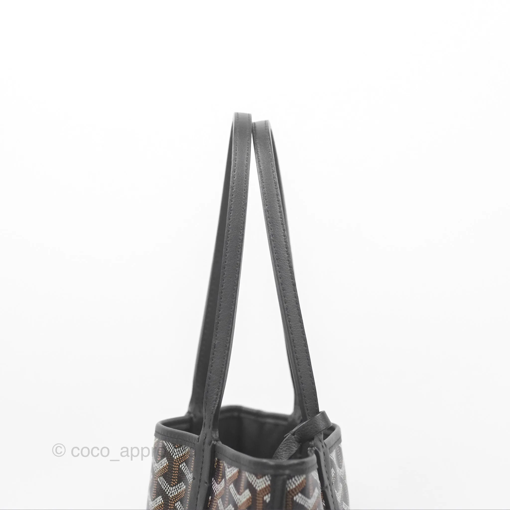 Goyard Anjou Mini Bag Goyardine Canvas Black