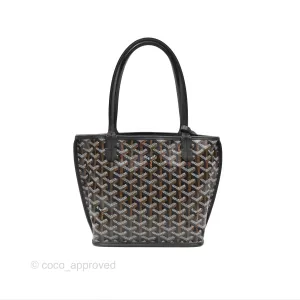 Goyard Anjou Mini Bag Goyardine Canvas Black