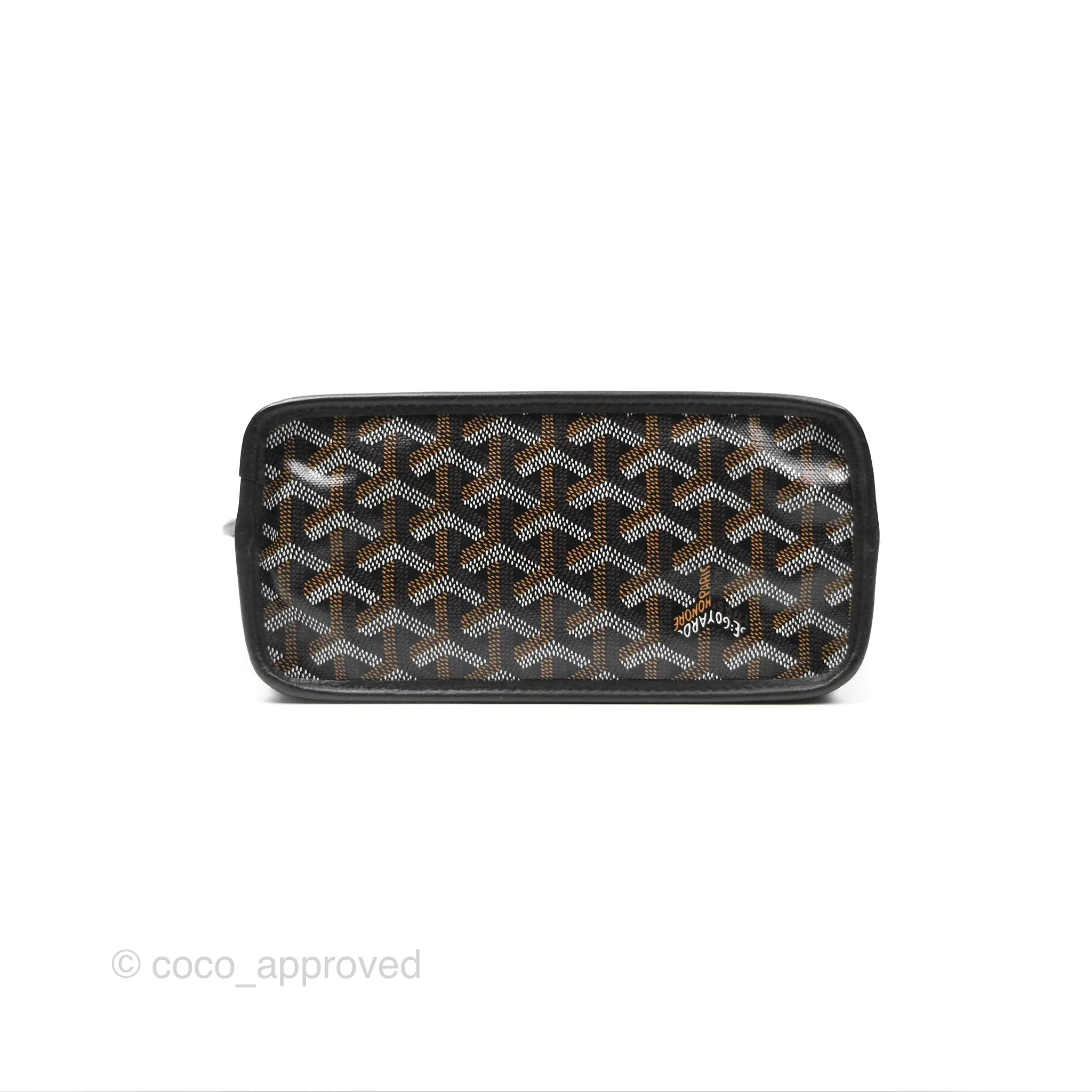 Goyard Anjou Mini Bag Goyardine Canvas Black