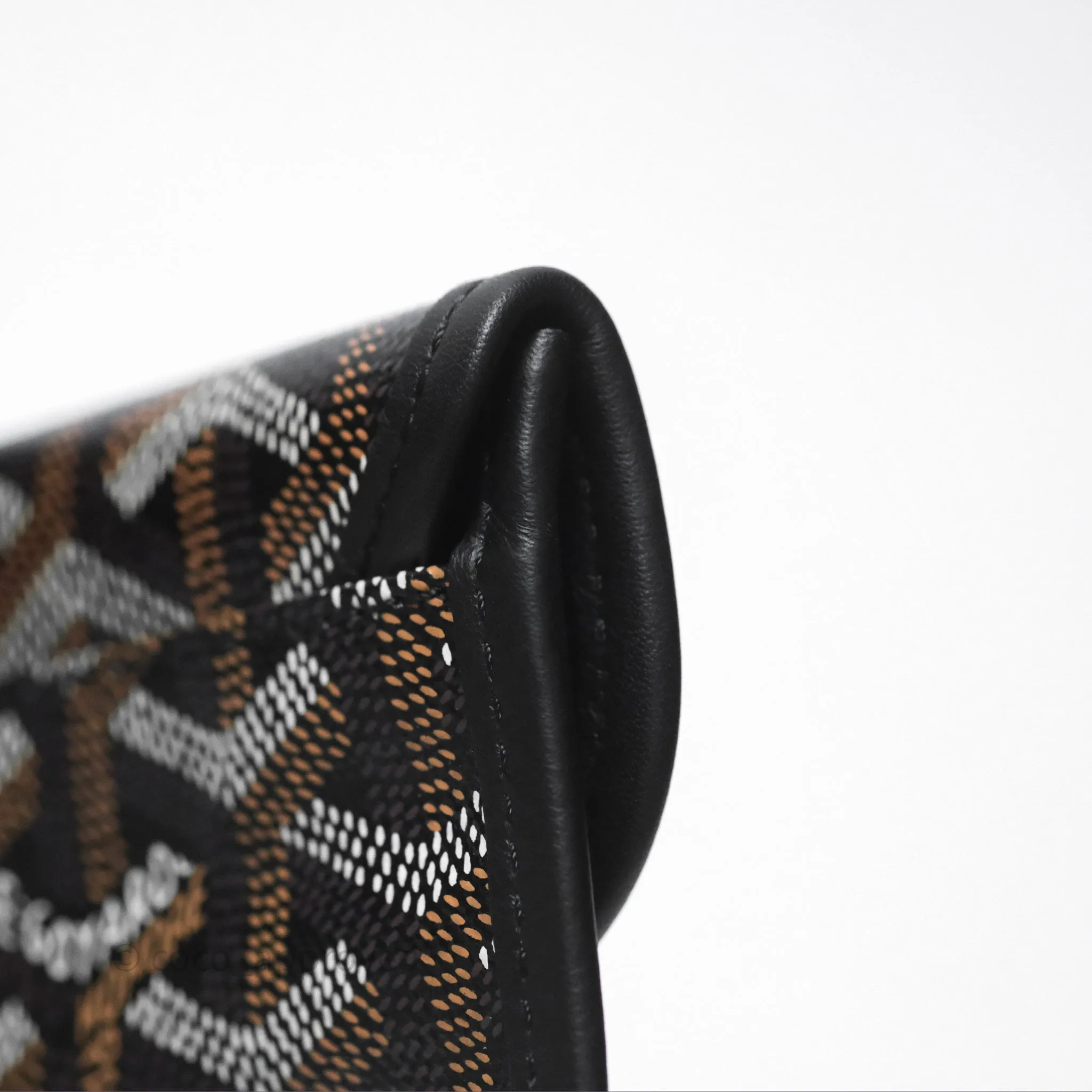 Goyard Anjou Mini Bag Goyardine Canvas Black