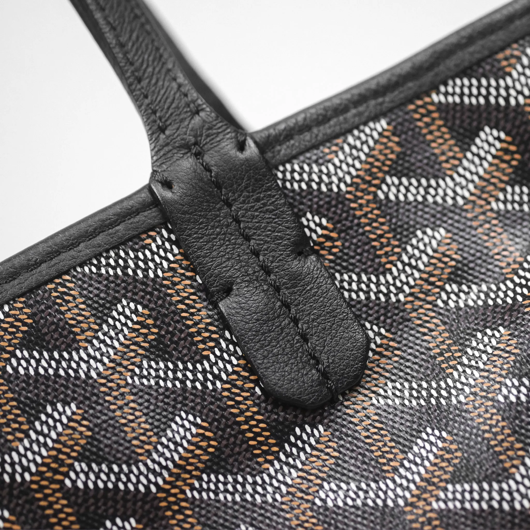Goyard Anjou Mini Bag Goyardine Canvas Black